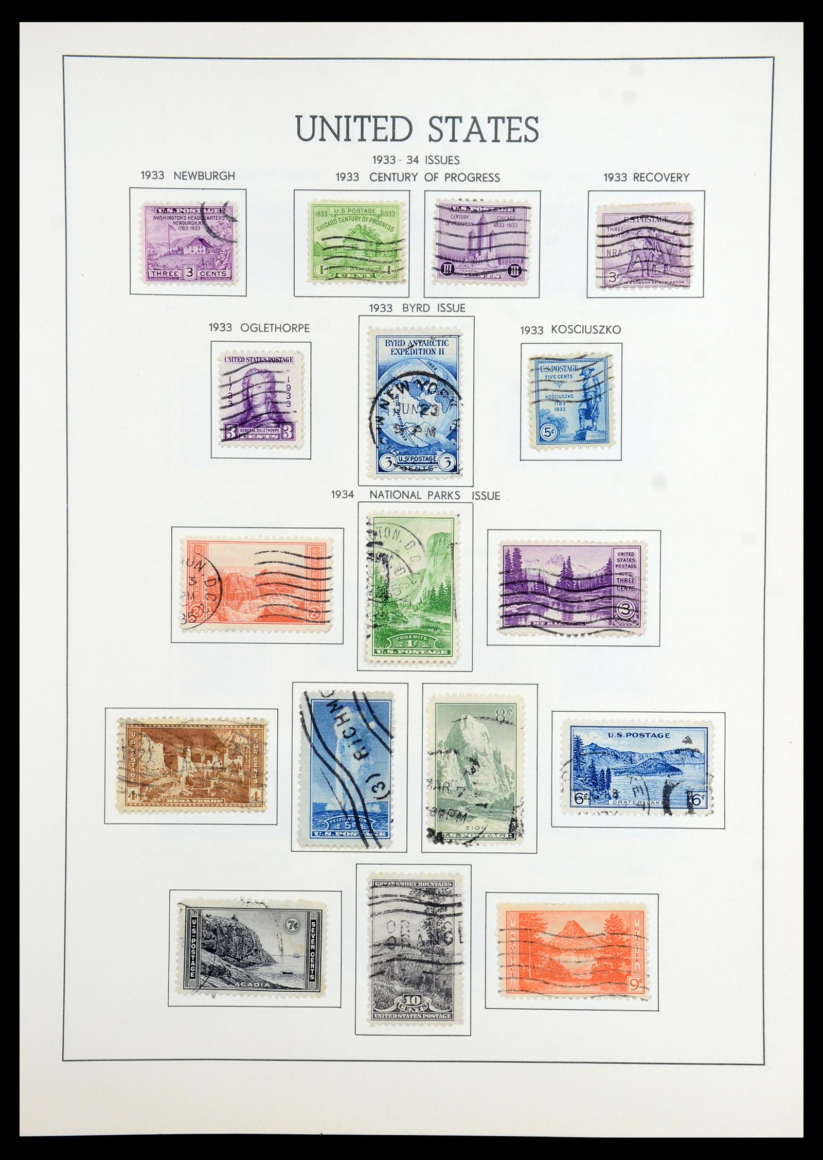 35965 022 - Stamp collection 35965 USA 1851-1966.