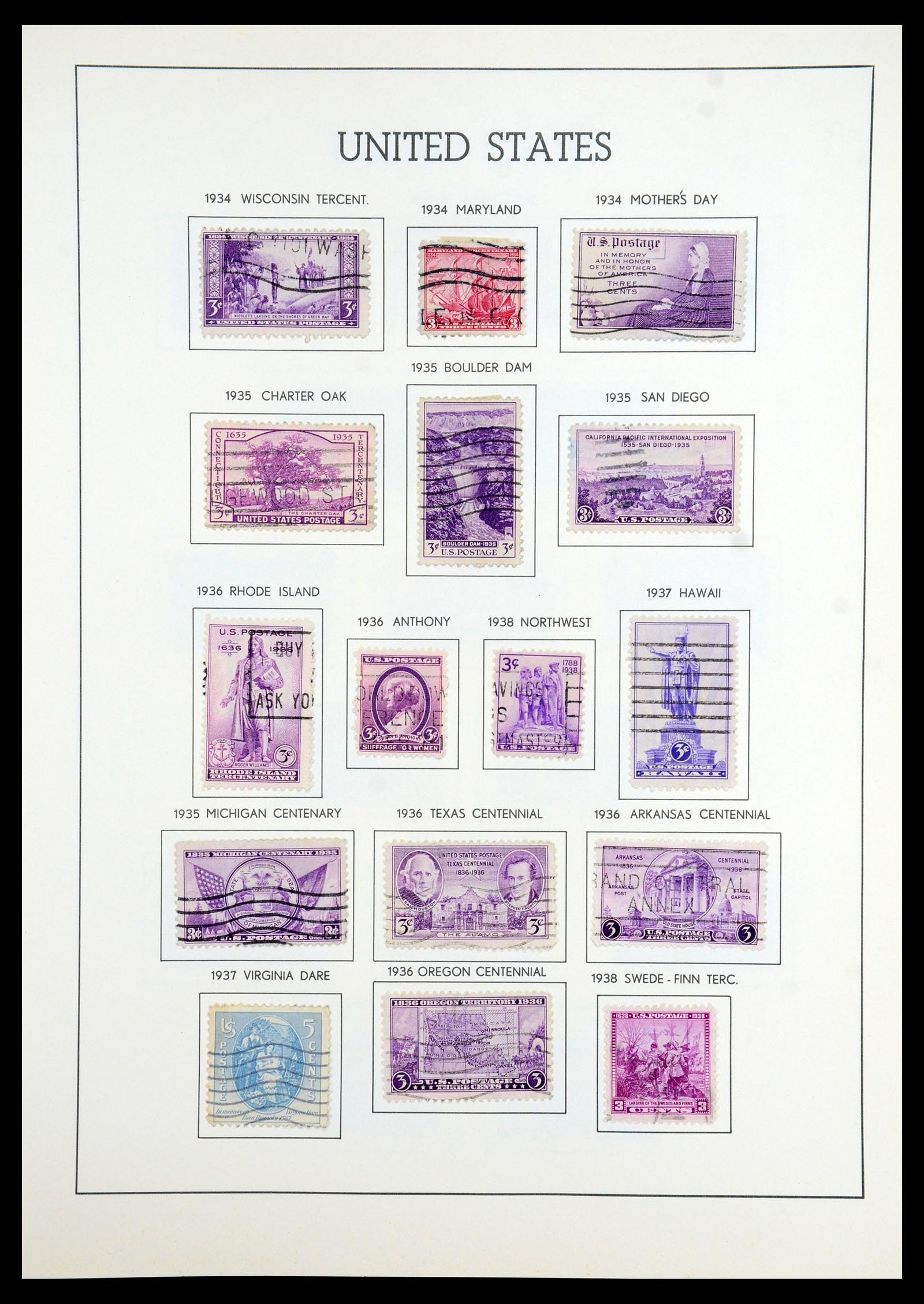 35965 023 - Stamp collection 35965 USA 1851-1966.