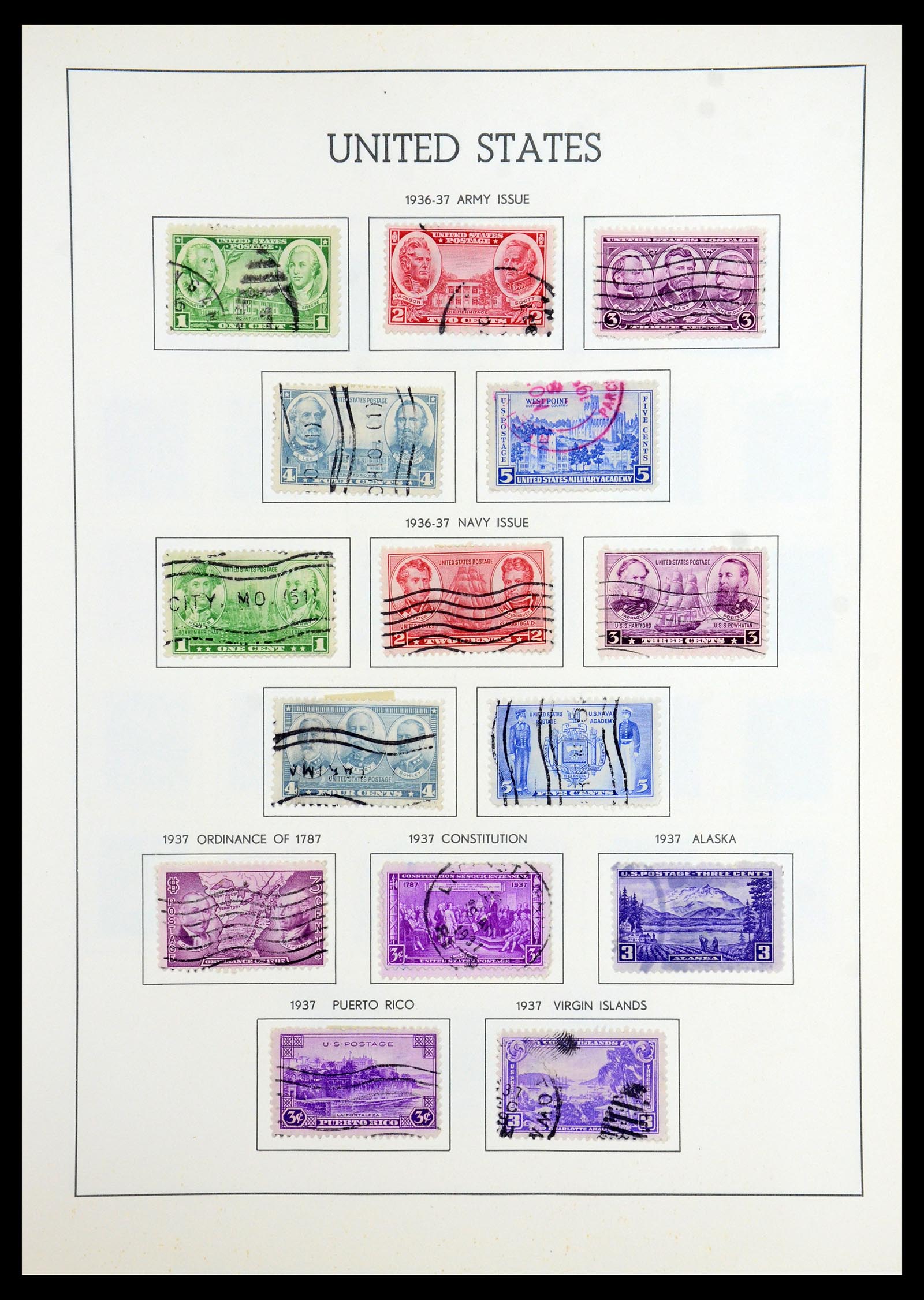 35965 024 - Stamp collection 35965 USA 1851-1966.