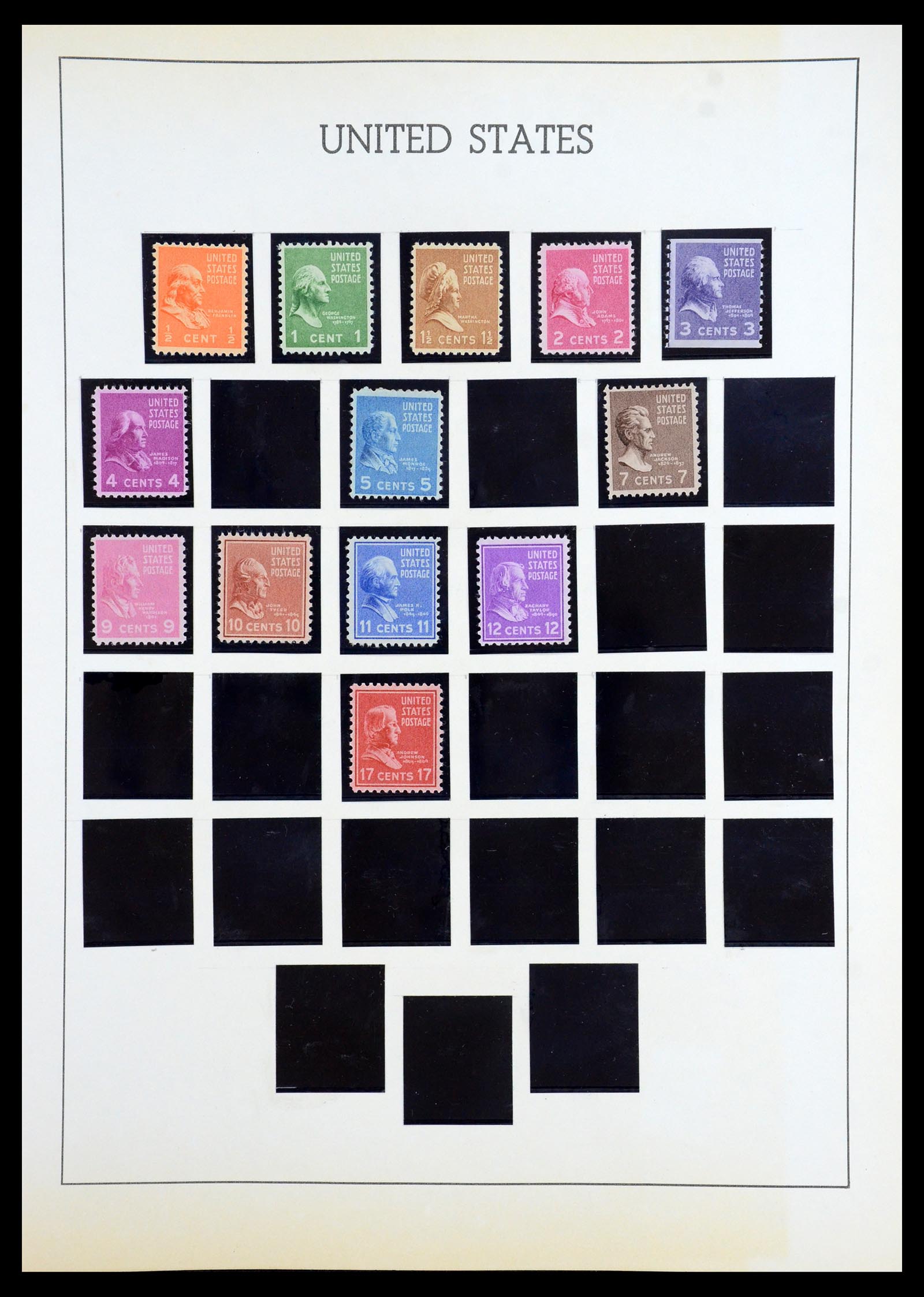 35965 026 - Stamp collection 35965 USA 1851-1966.