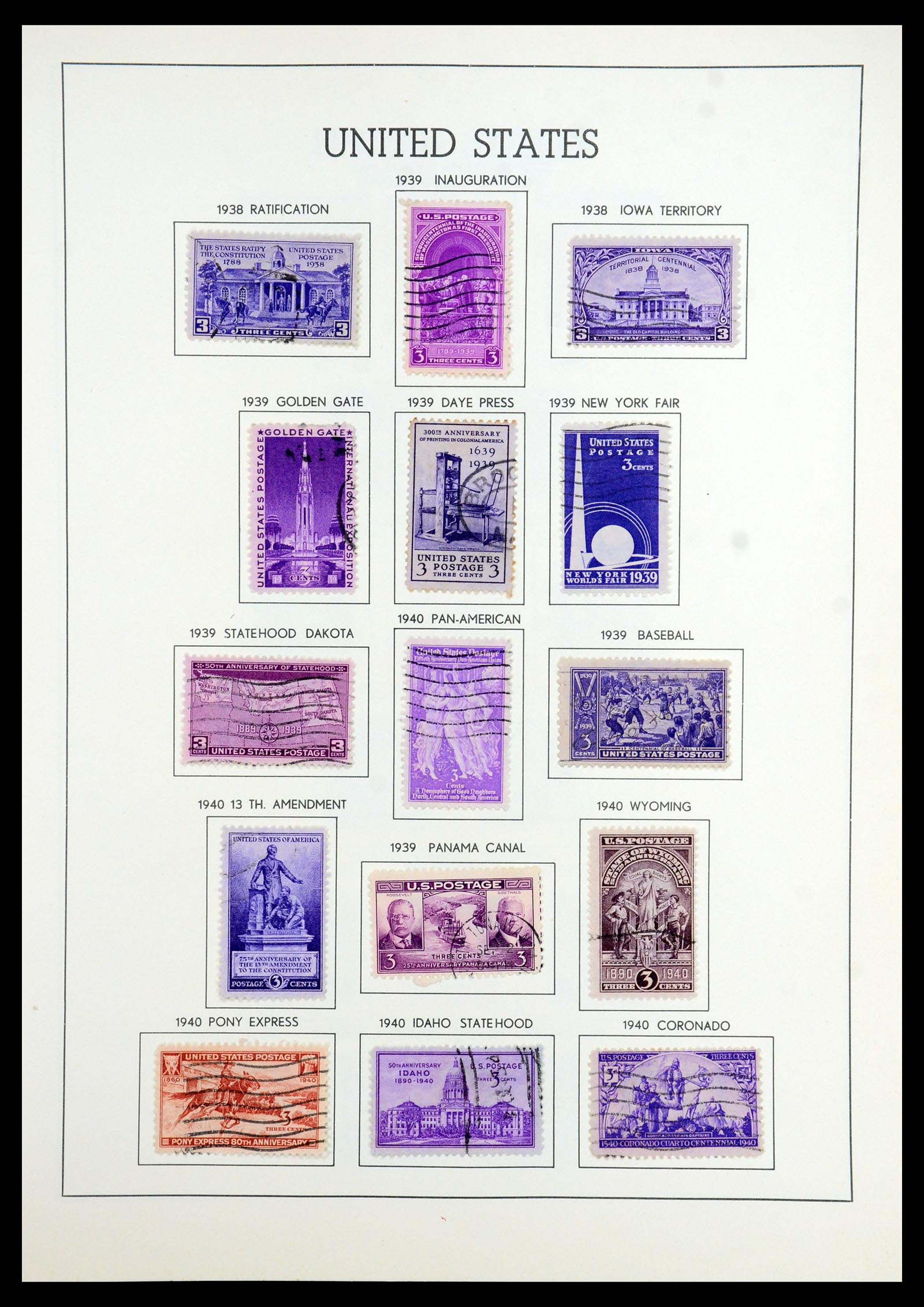 35965 027 - Stamp collection 35965 USA 1851-1966.