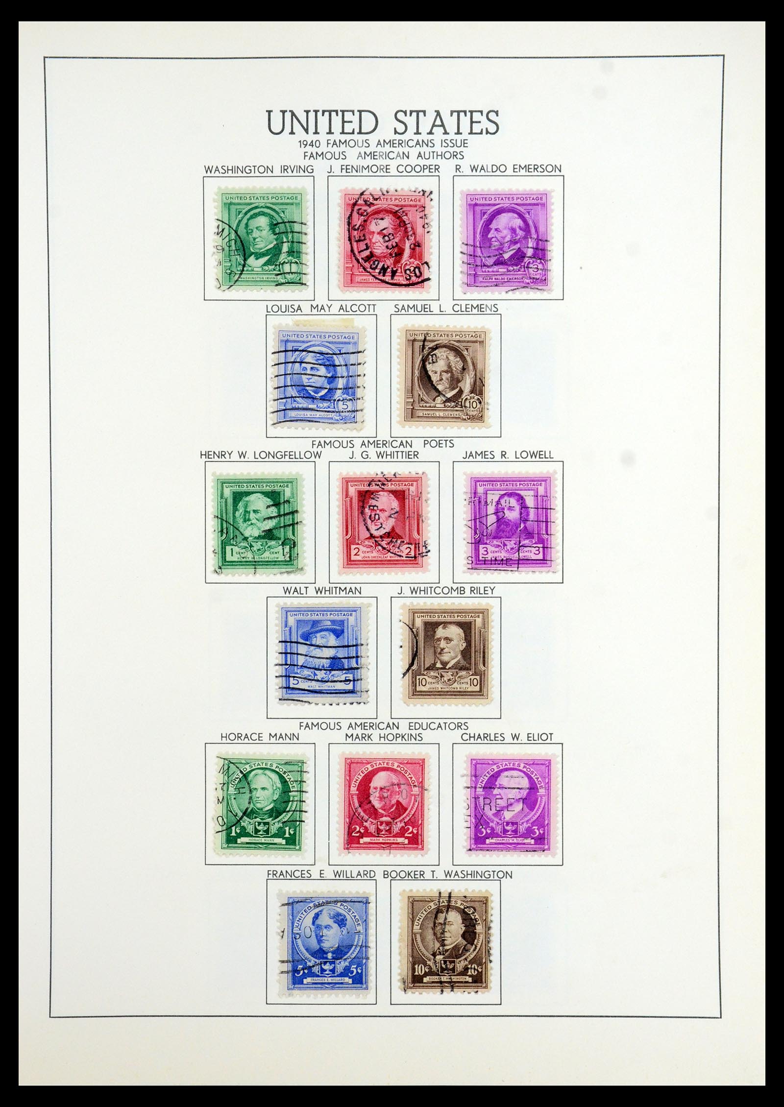 35965 028 - Stamp collection 35965 USA 1851-1966.