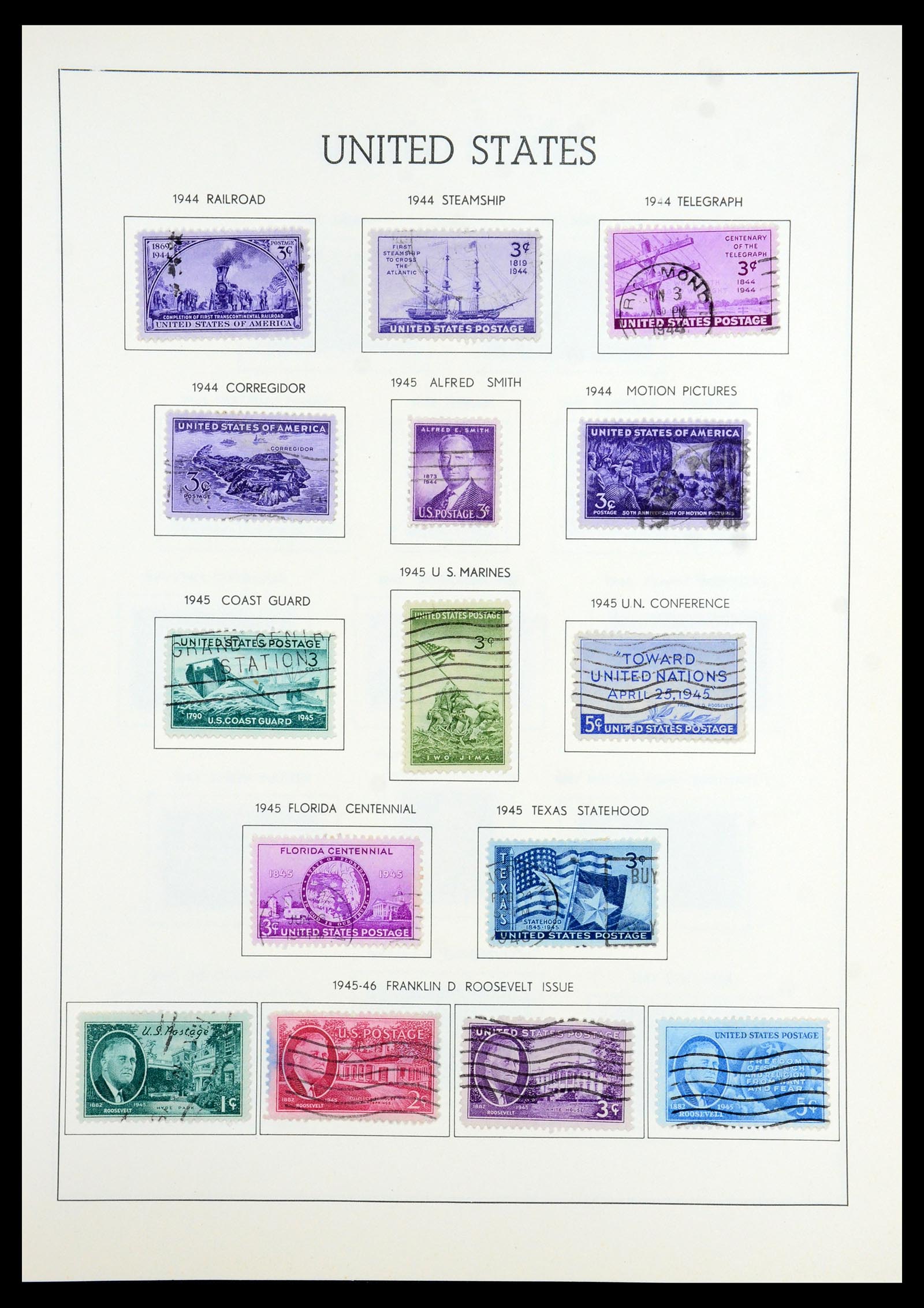 35965 032 - Stamp collection 35965 USA 1851-1966.