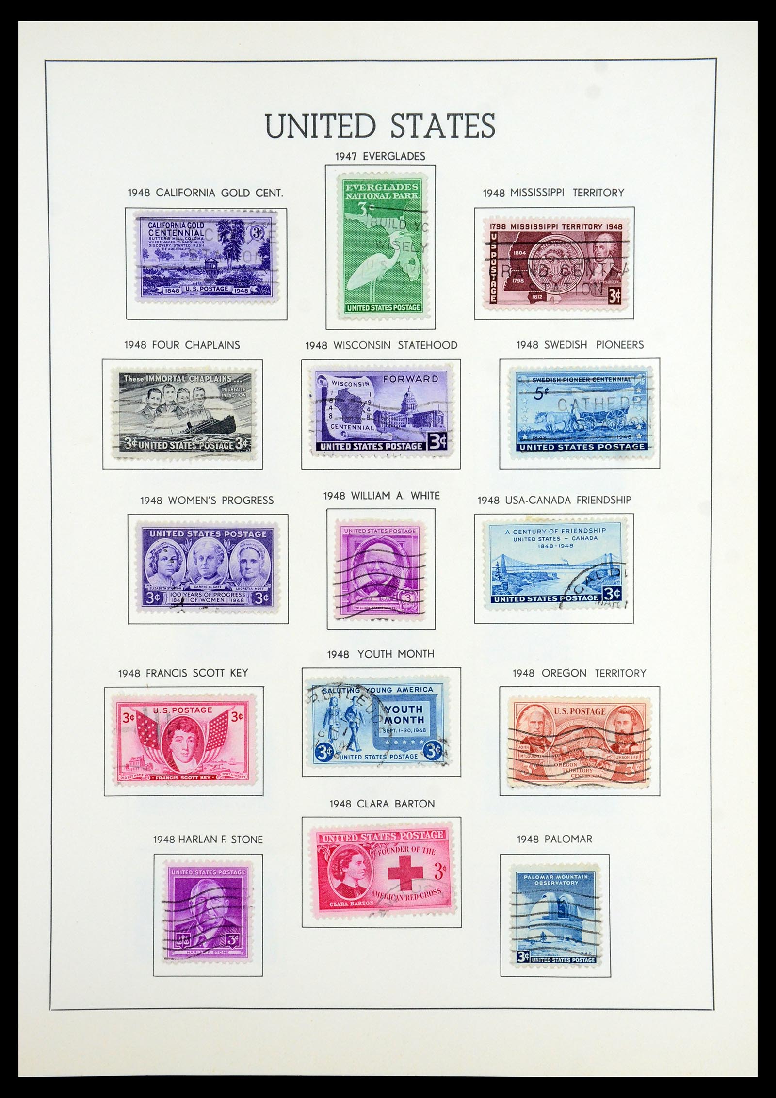 35965 034 - Stamp collection 35965 USA 1851-1966.