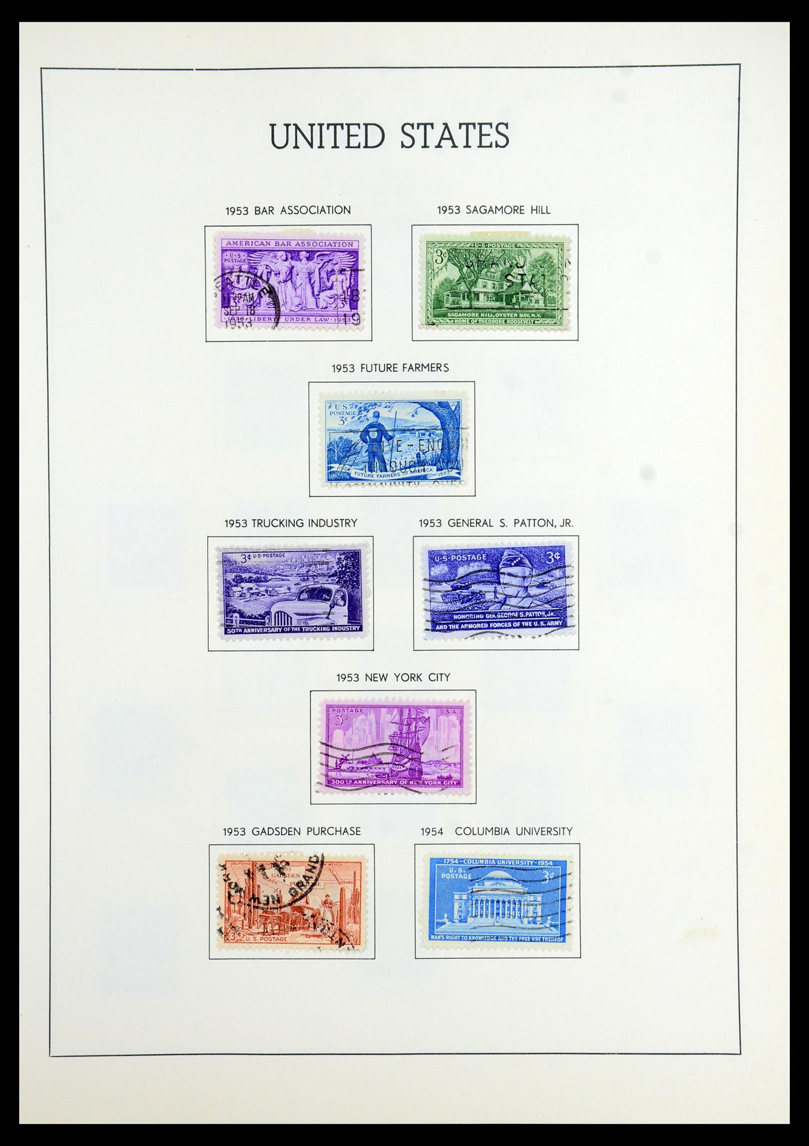 35965 039 - Stamp collection 35965 USA 1851-1966.