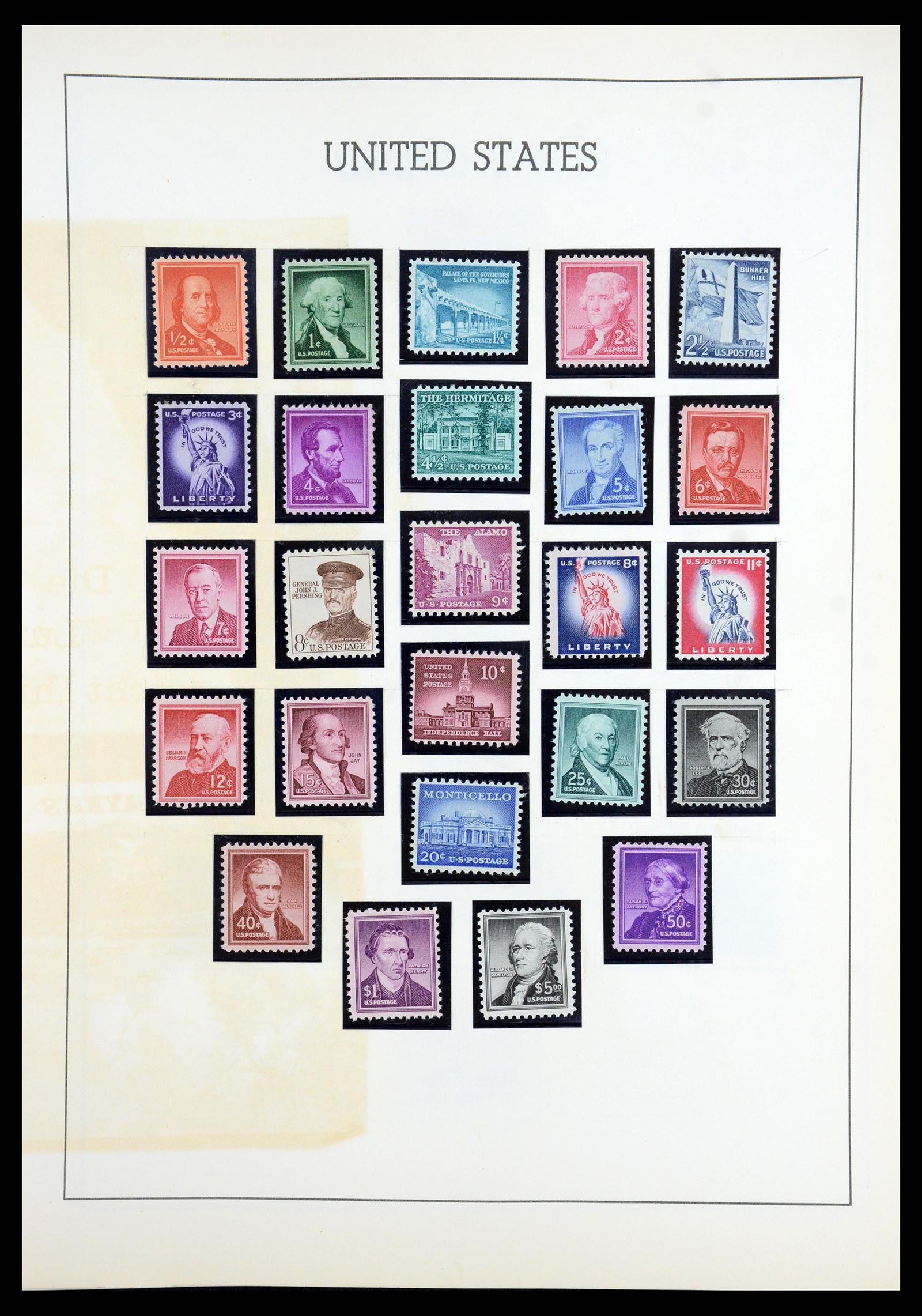 35965 041 - Stamp collection 35965 USA 1851-1966.
