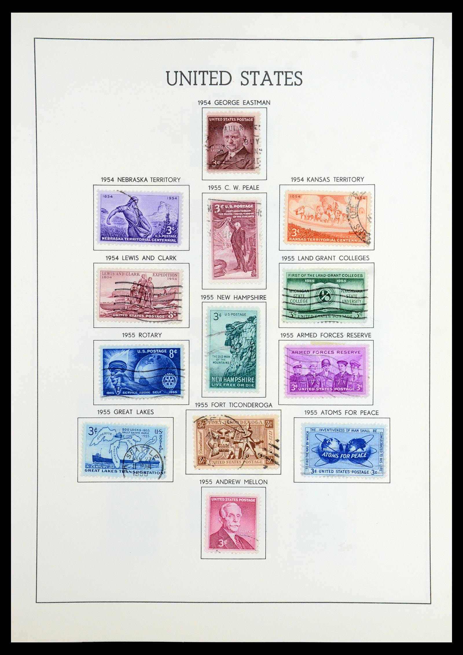 35965 042 - Stamp collection 35965 USA 1851-1966.