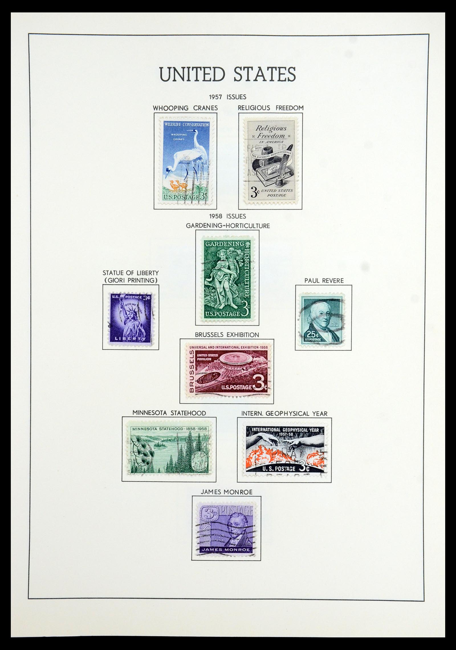 35965 045 - Stamp collection 35965 USA 1851-1966.