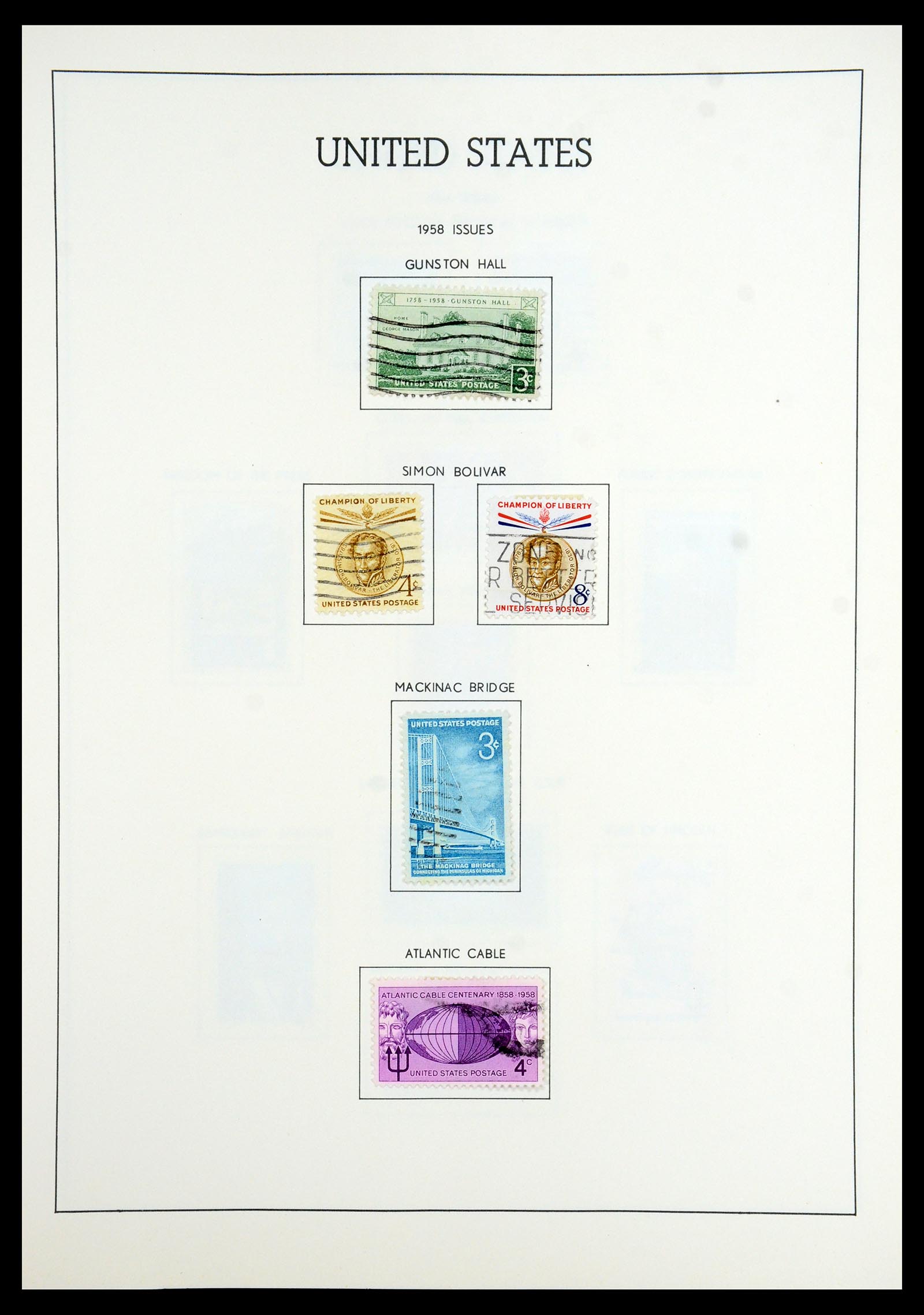 35965 046 - Stamp collection 35965 USA 1851-1966.