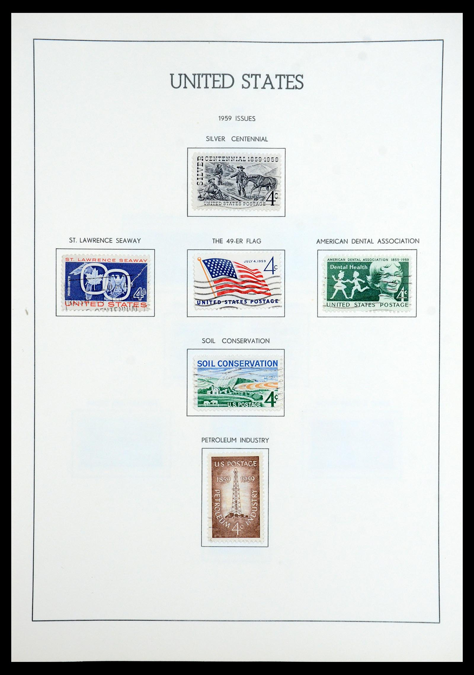 35965 048 - Stamp collection 35965 USA 1851-1966.