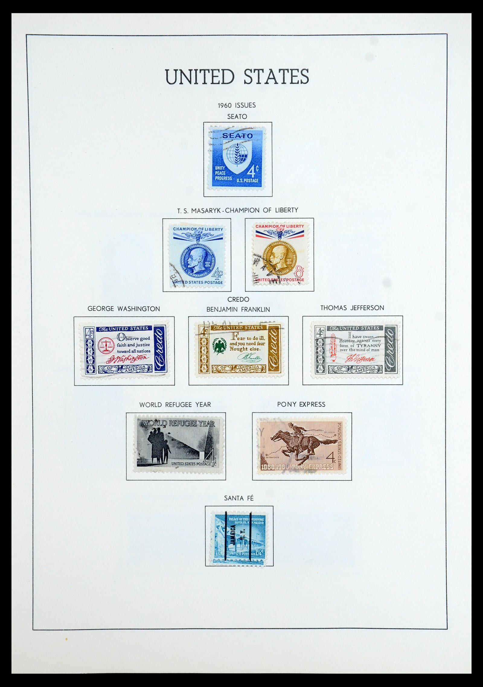 35965 052 - Stamp collection 35965 USA 1851-1966.