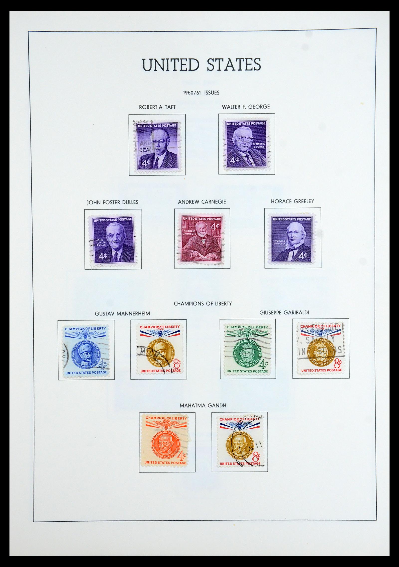 35965 054 - Stamp collection 35965 USA 1851-1966.