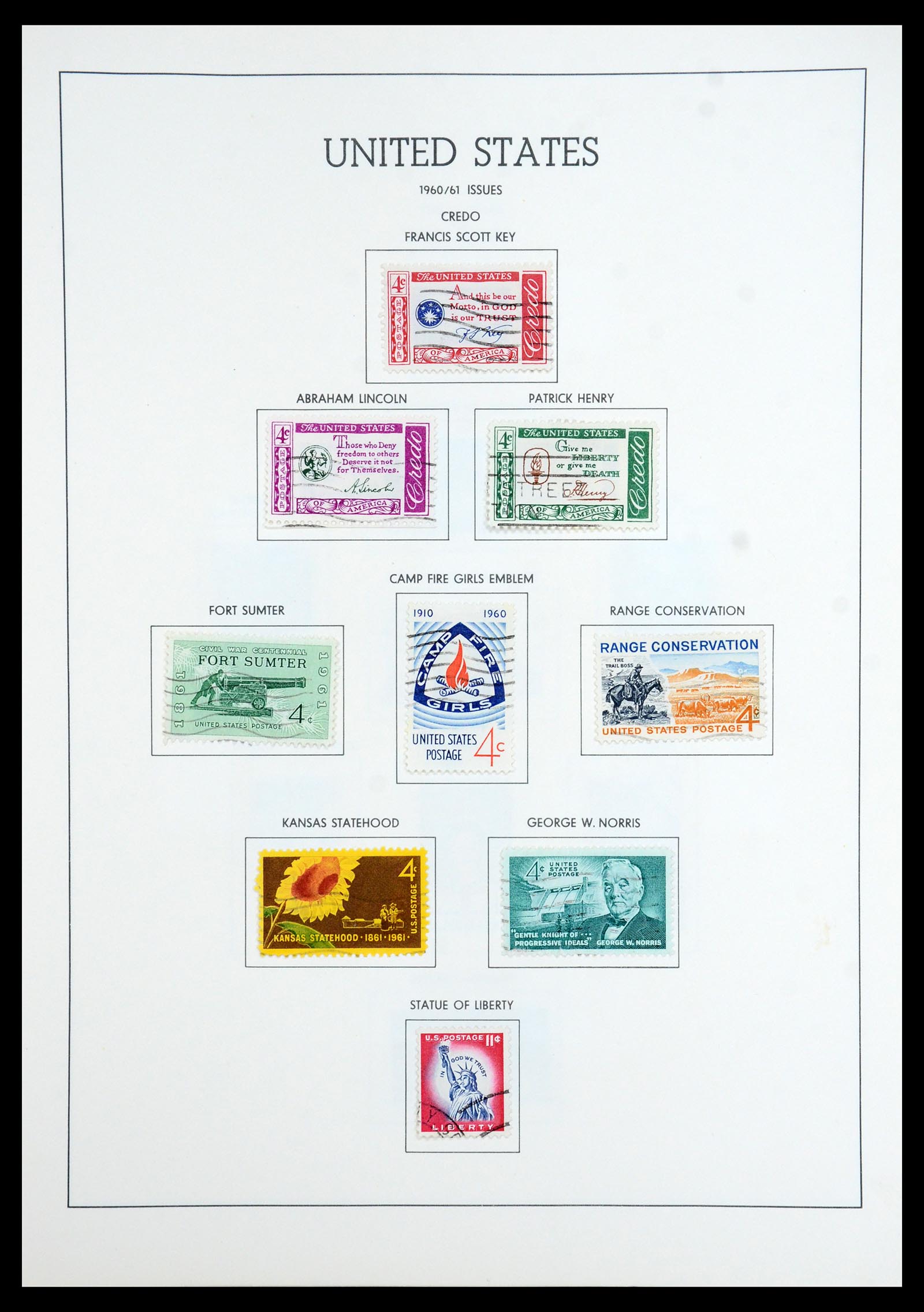 35965 055 - Stamp collection 35965 USA 1851-1966.