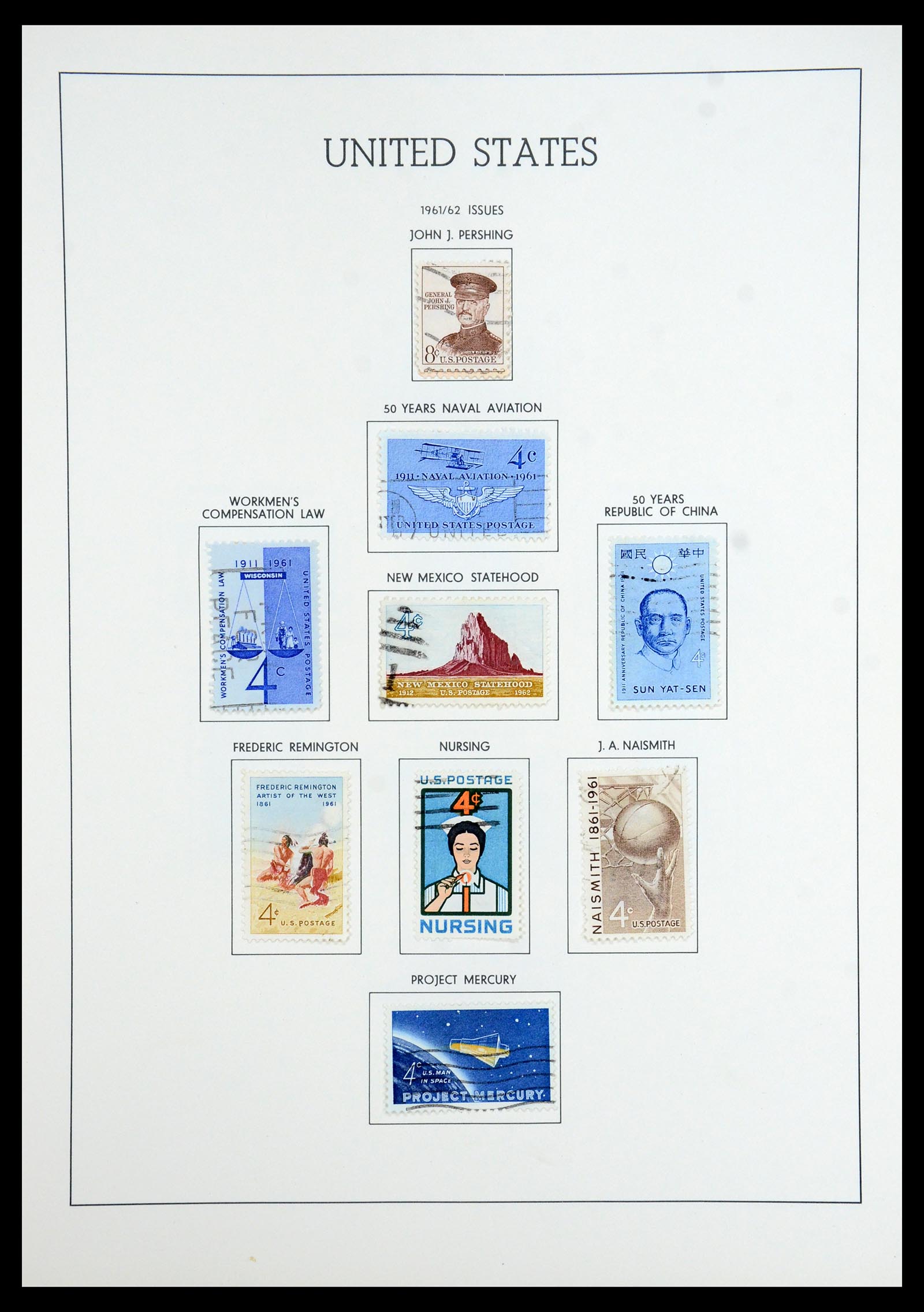 35965 056 - Stamp collection 35965 USA 1851-1966.