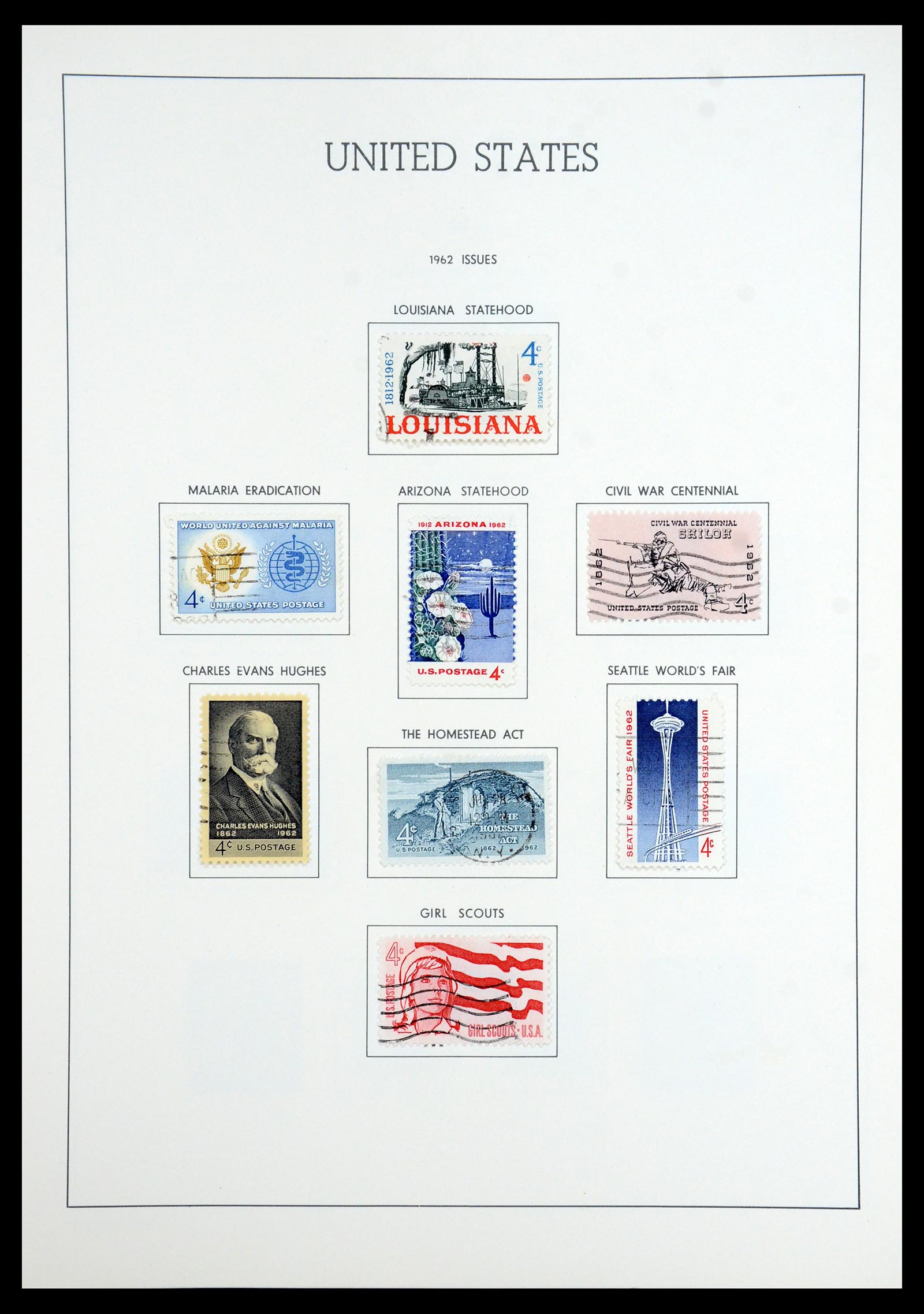 35965 057 - Stamp collection 35965 USA 1851-1966.