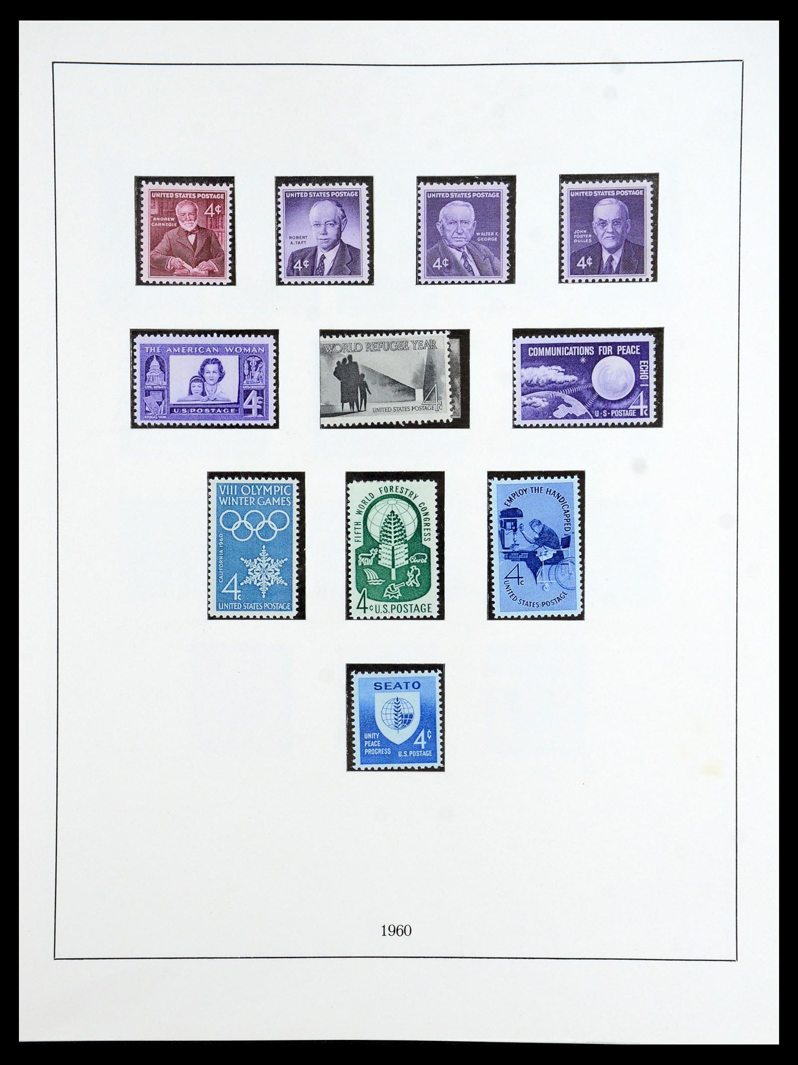 35965 141 - Stamp collection 35965 USA 1851-1966.