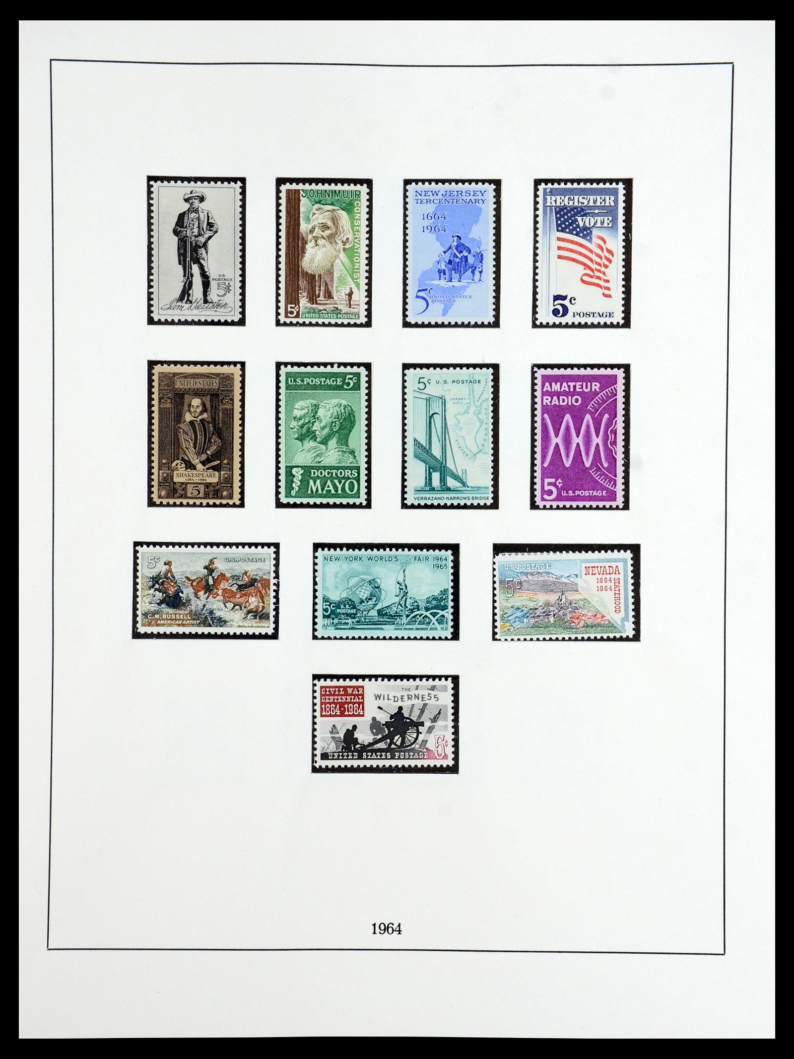 35965 146 - Stamp collection 35965 USA 1851-1966.