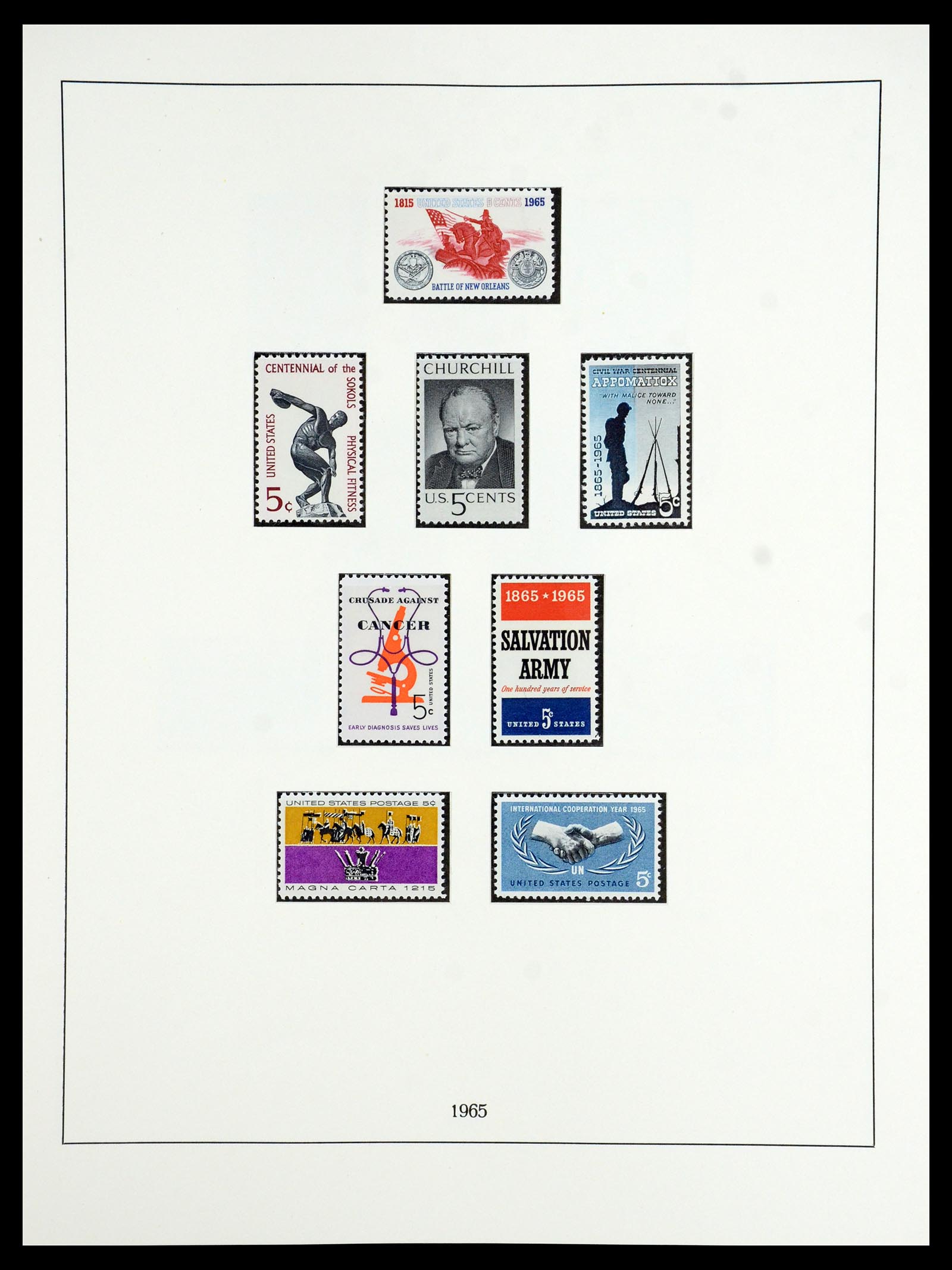 35965 148 - Stamp collection 35965 USA 1851-1966.