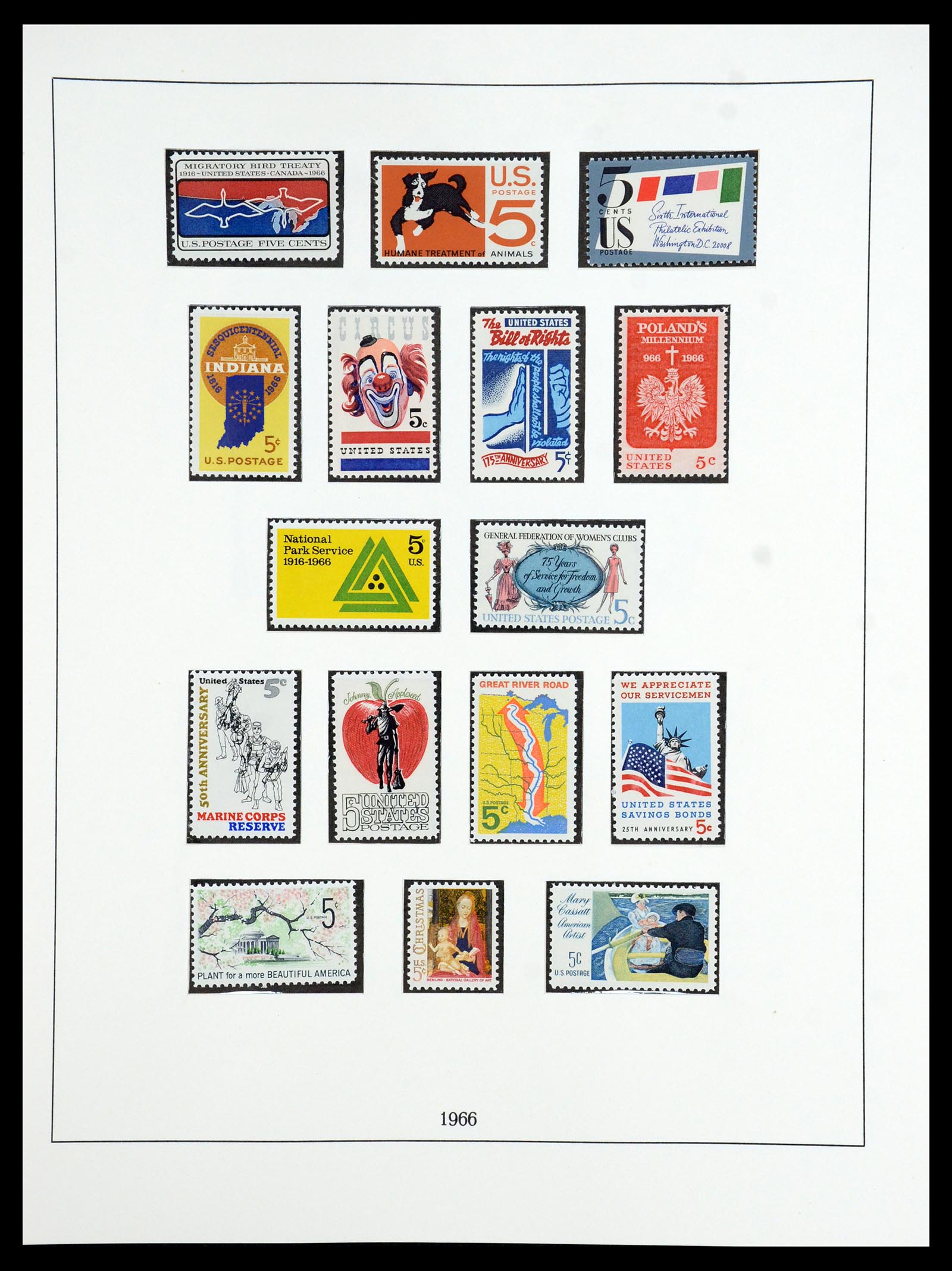 35965 150 - Stamp collection 35965 USA 1851-1966.