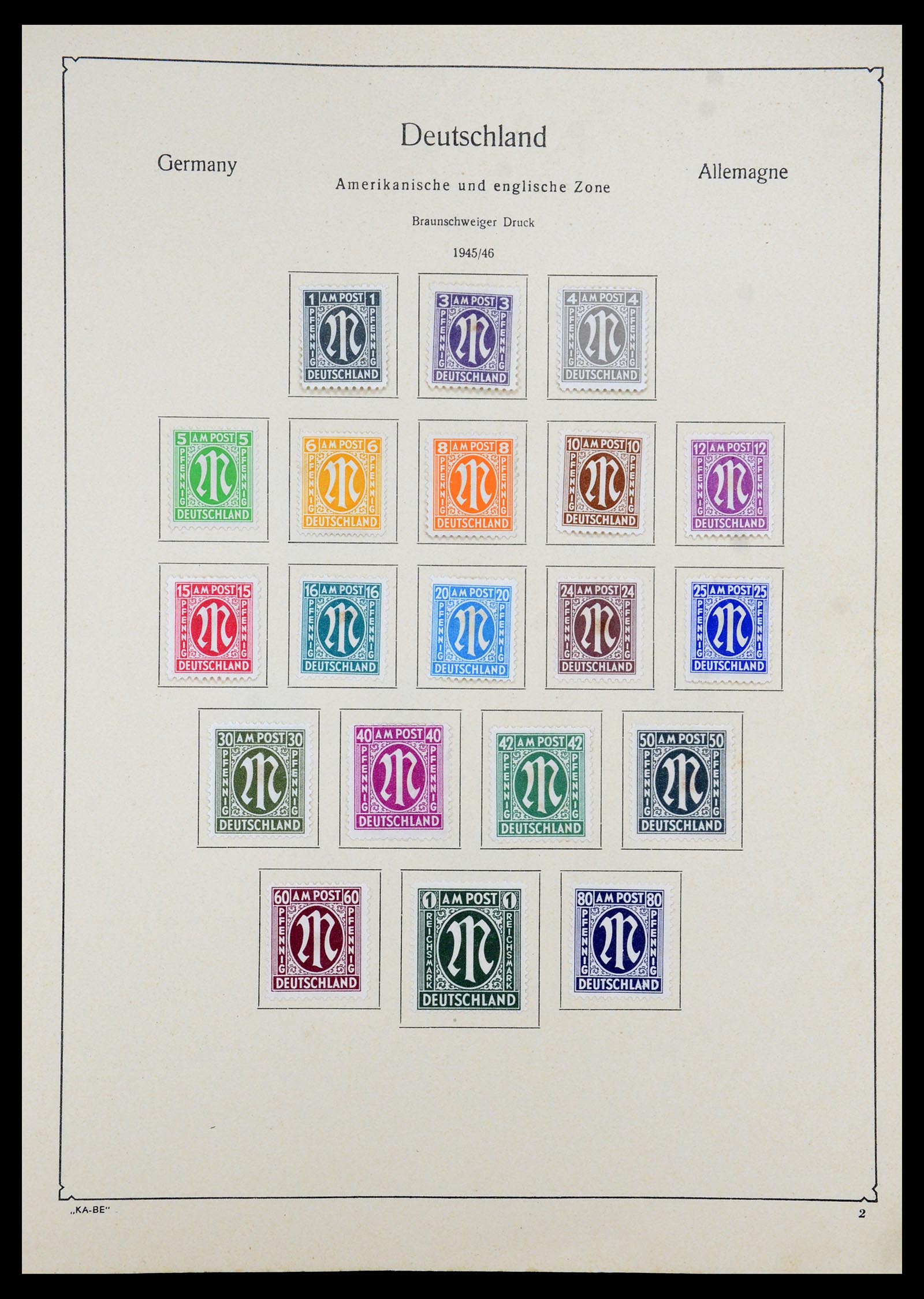 35966 002 - Postzegelverzameling 35966 Duitsland 1945-1965.
