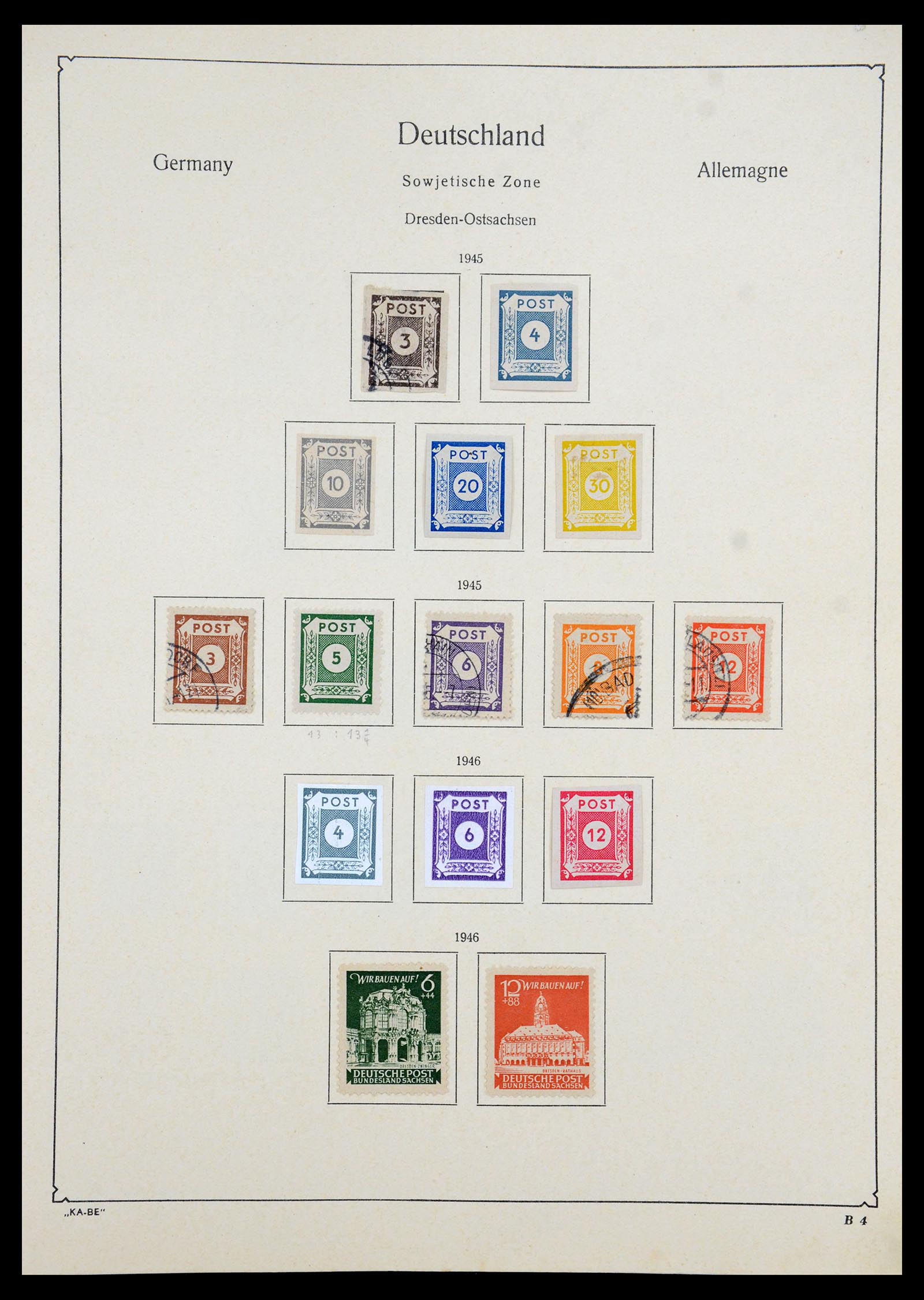 35966 005 - Postzegelverzameling 35966 Duitsland 1945-1965.