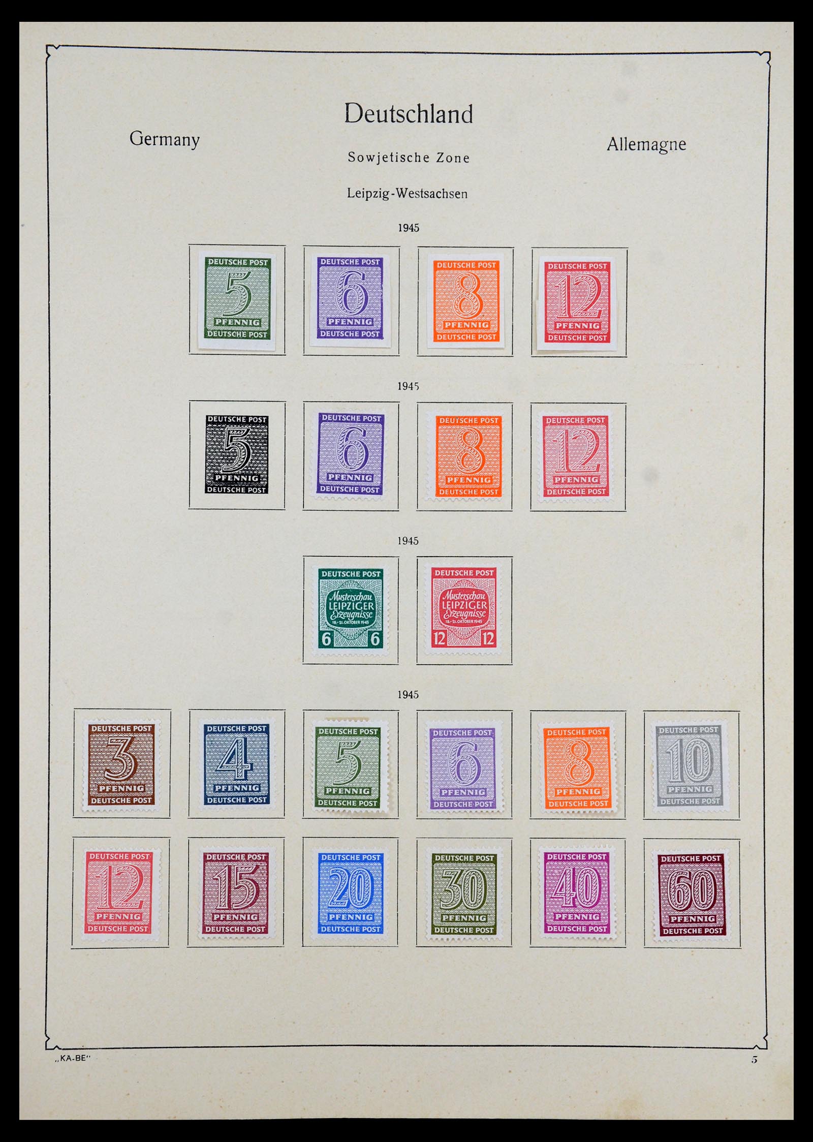 35966 006 - Postzegelverzameling 35966 Duitsland 1945-1965.