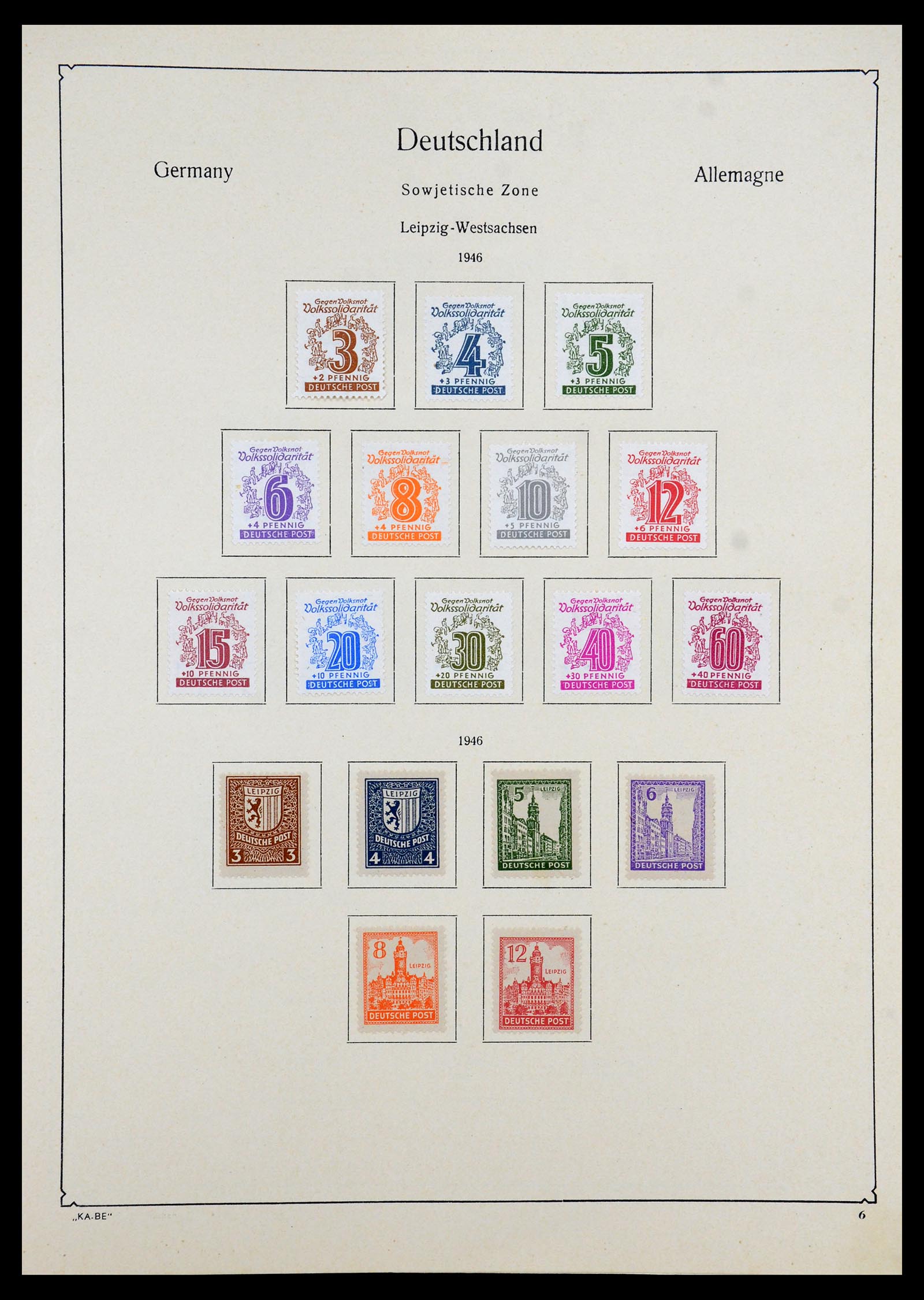 35966 007 - Stamp collection 35966 Germany 1945-1965.