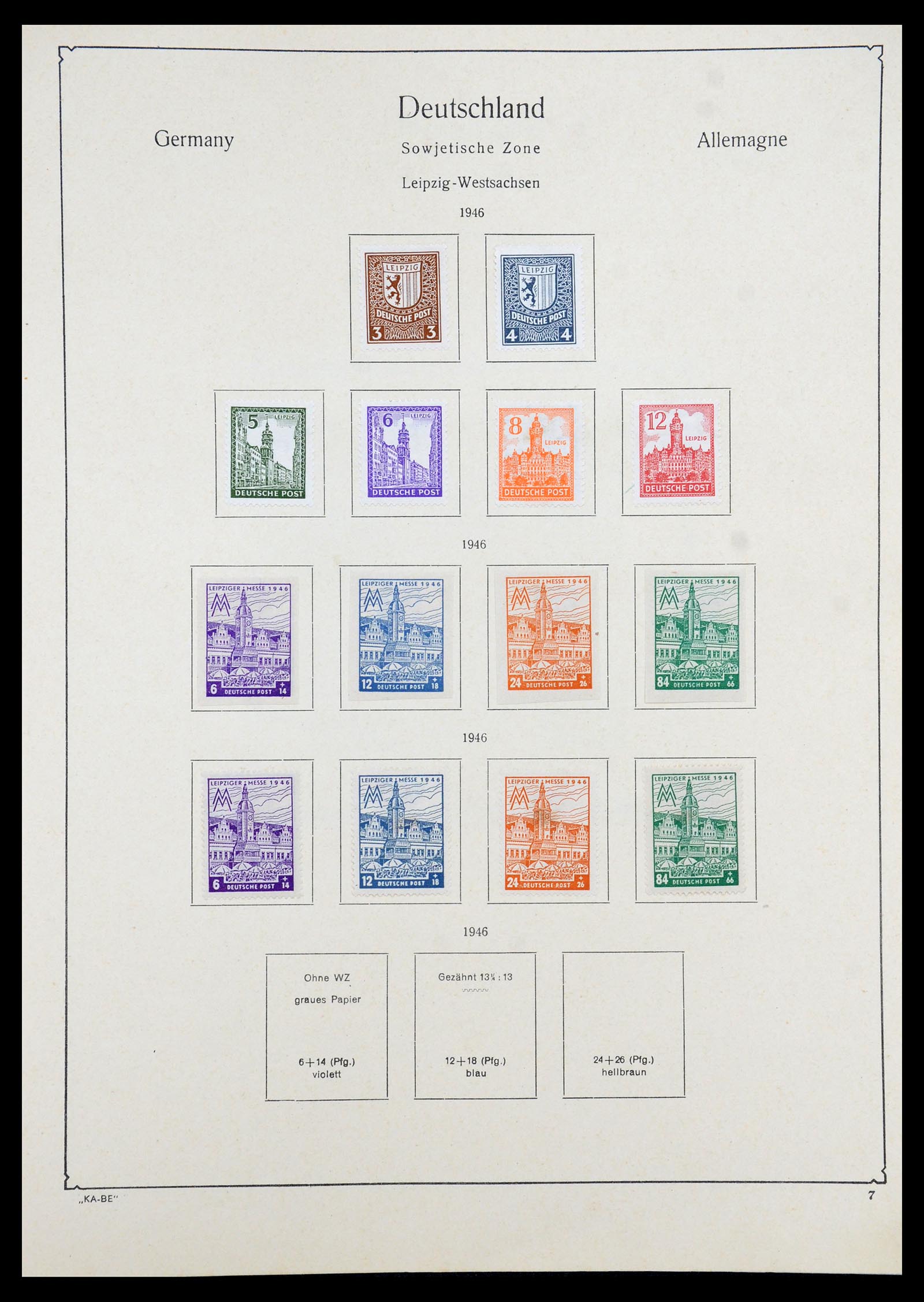 35966 008 - Stamp collection 35966 Germany 1945-1965.
