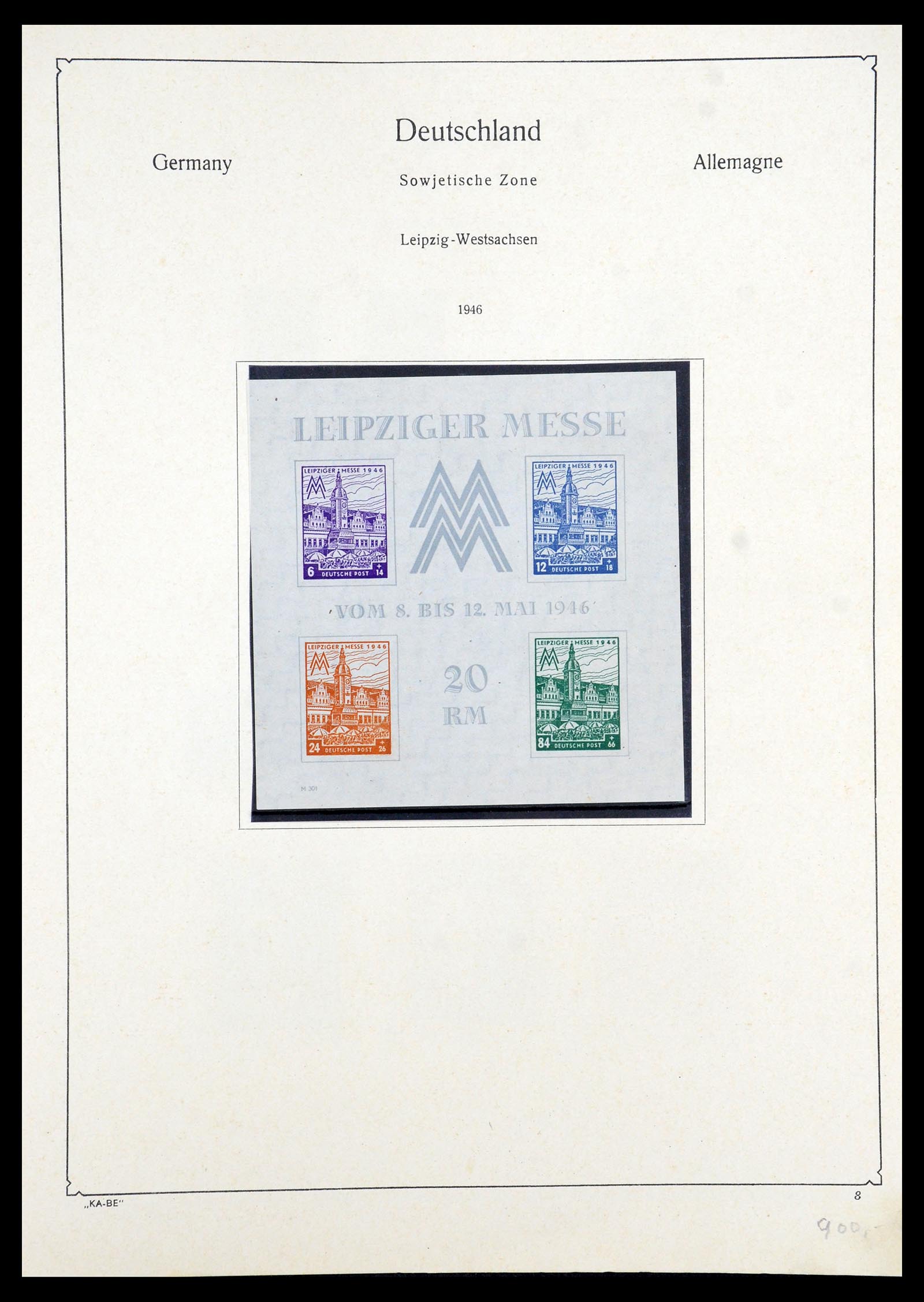 35966 009 - Stamp collection 35966 Germany 1945-1965.