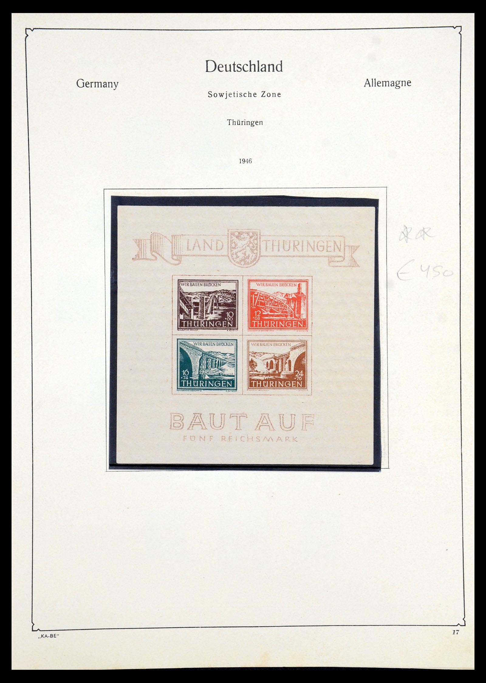 35966 018 - Postzegelverzameling 35966 Duitsland 1945-1965.