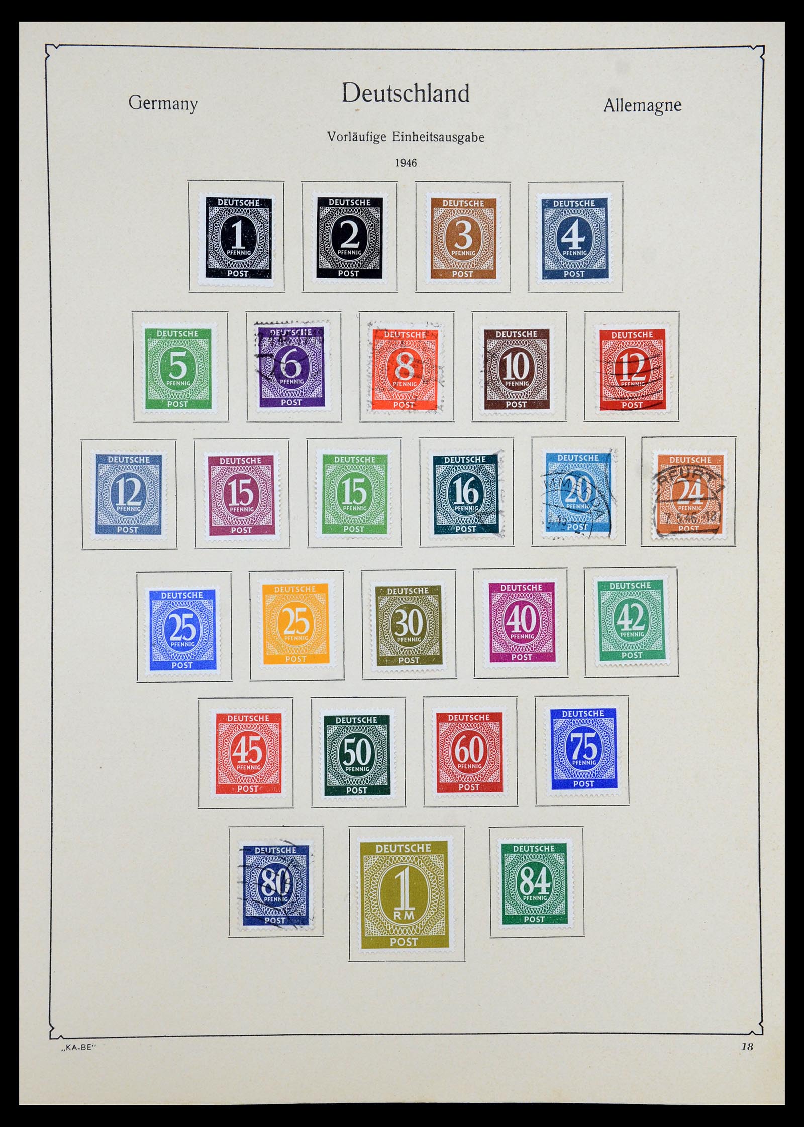 35966 019 - Stamp collection 35966 Germany 1945-1965.