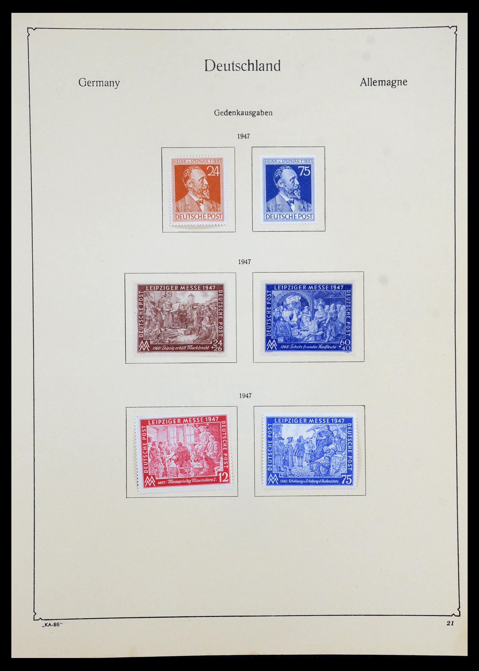 35966 022 - Postzegelverzameling 35966 Duitsland 1945-1965.