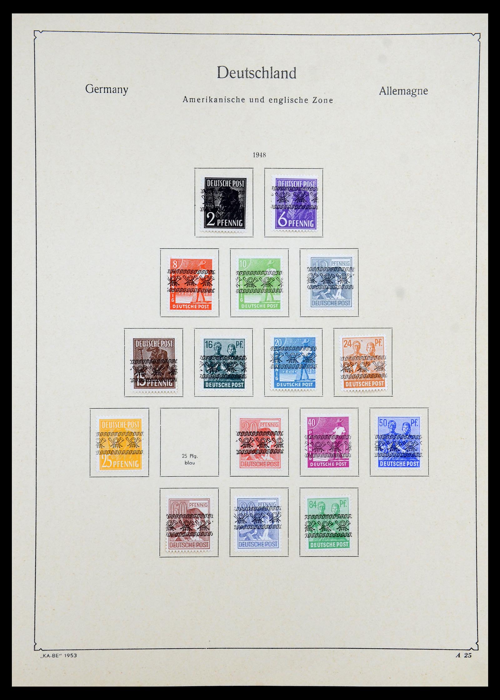 35966 024 - Postzegelverzameling 35966 Duitsland 1945-1965.