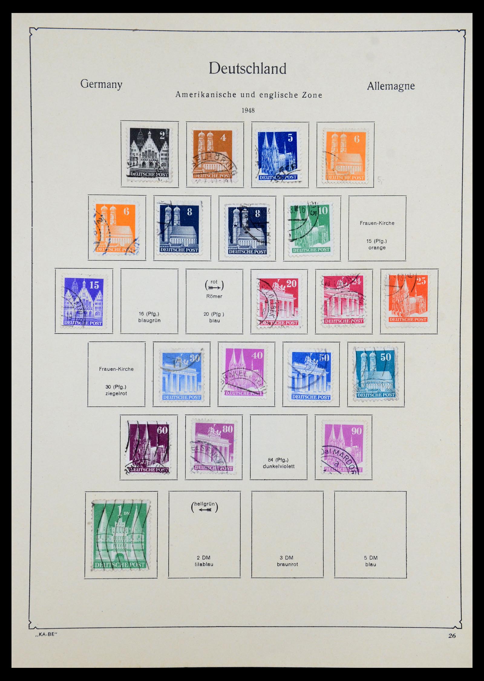 35966 026 - Postzegelverzameling 35966 Duitsland 1945-1965.