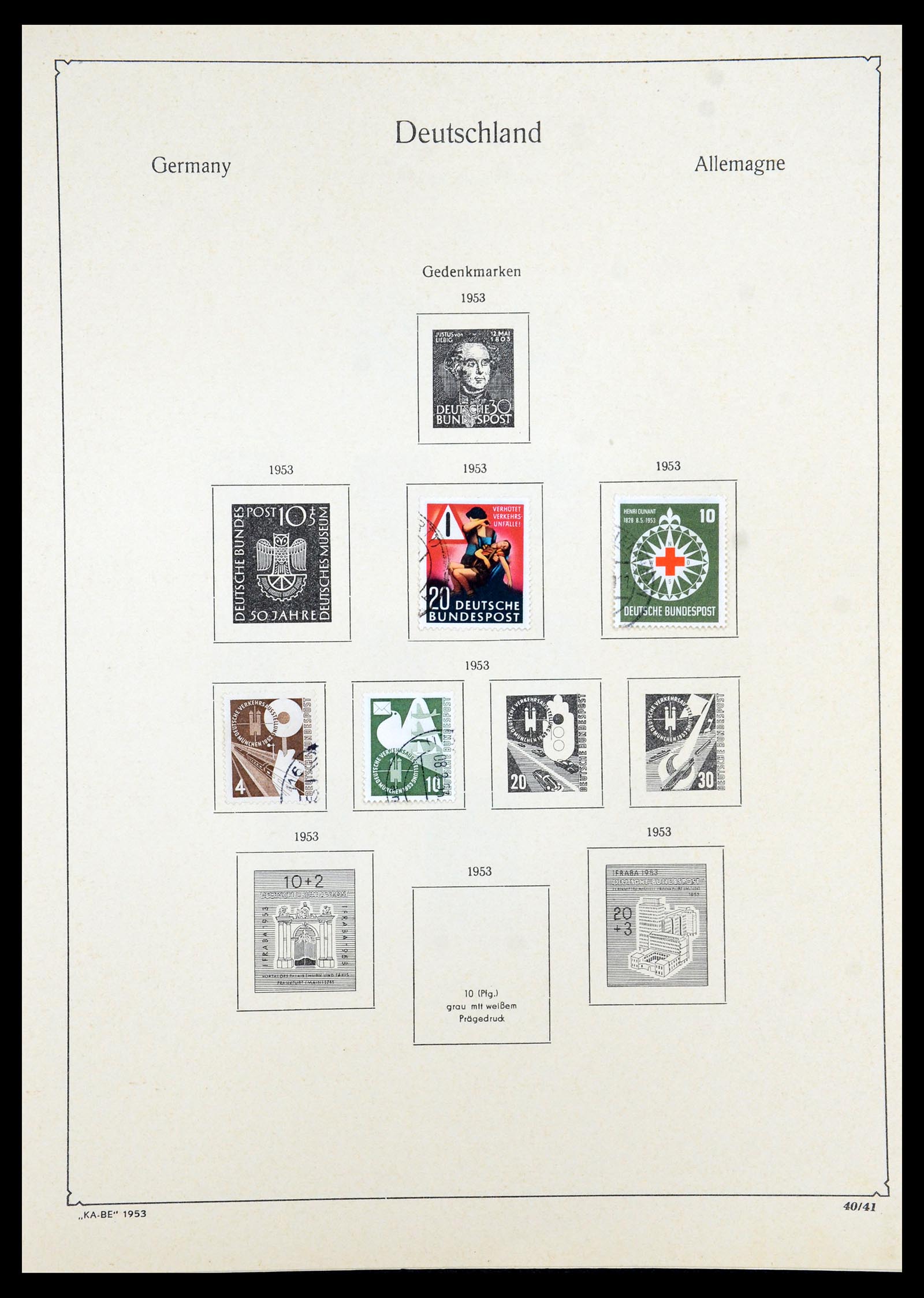 35966 038 - Postzegelverzameling 35966 Duitsland 1945-1965.