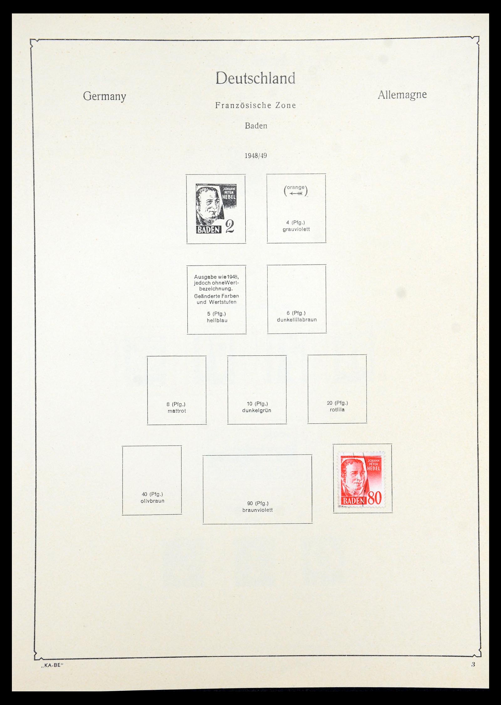 35966 042 - Stamp collection 35966 Germany 1945-1965.