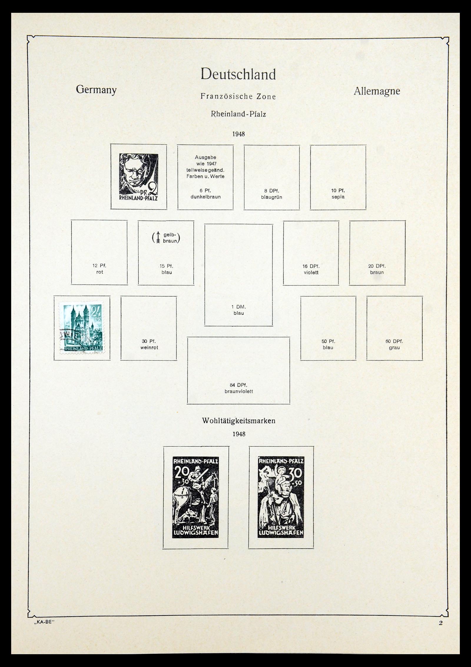 35966 044 - Postzegelverzameling 35966 Duitsland 1945-1965.