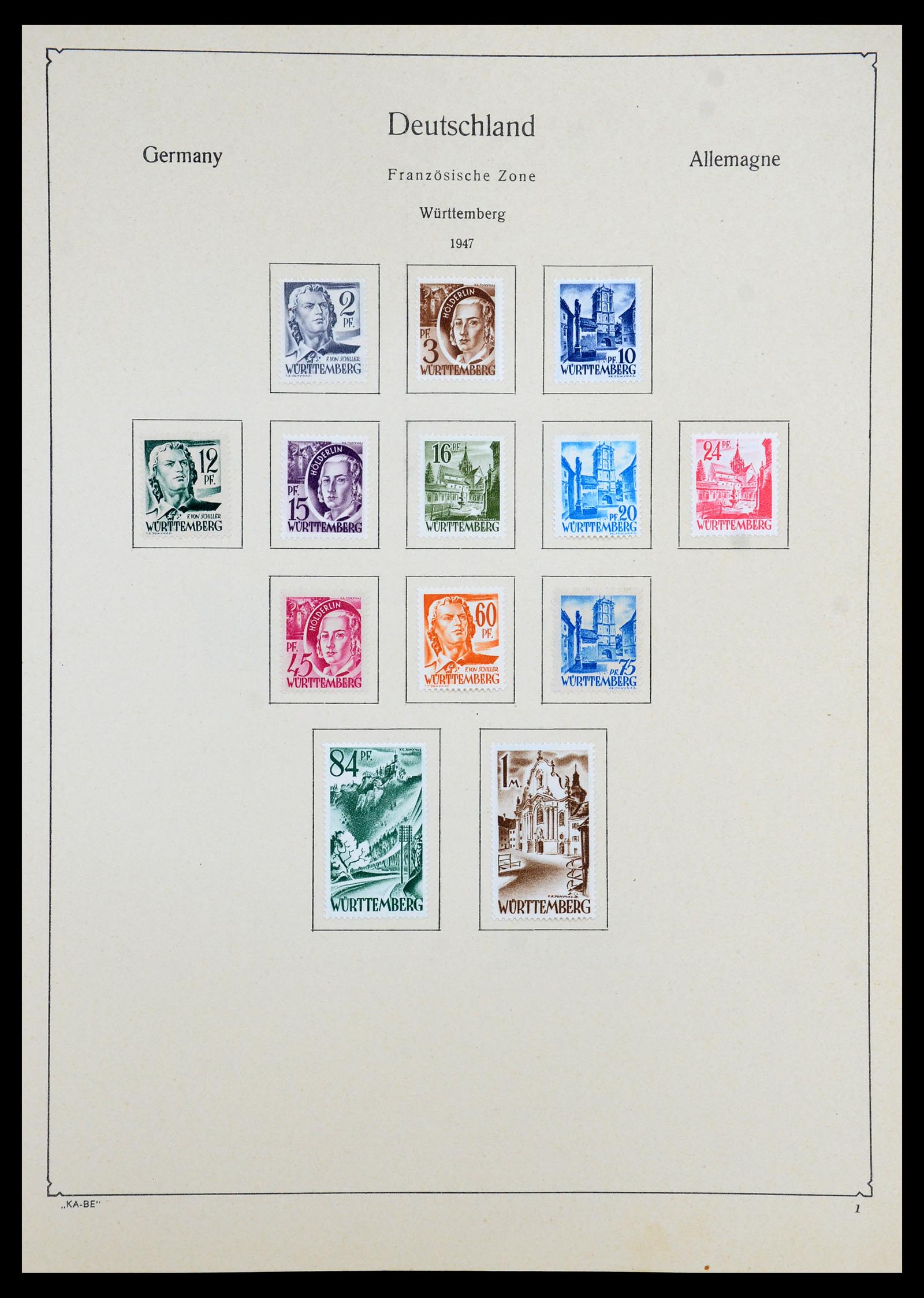 35966 045 - Postzegelverzameling 35966 Duitsland 1945-1965.