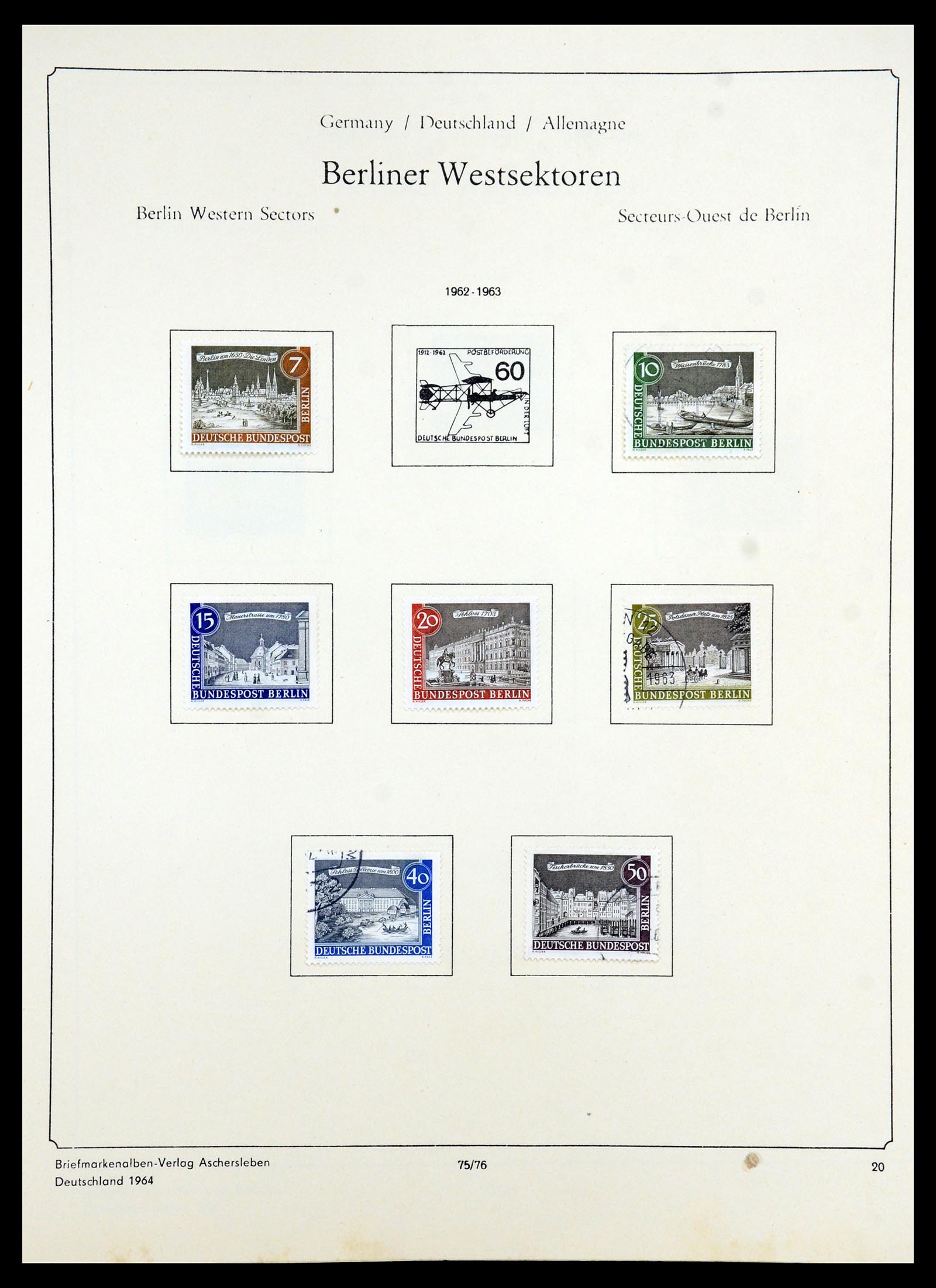 35966 057 - Stamp collection 35966 Germany 1945-1965.