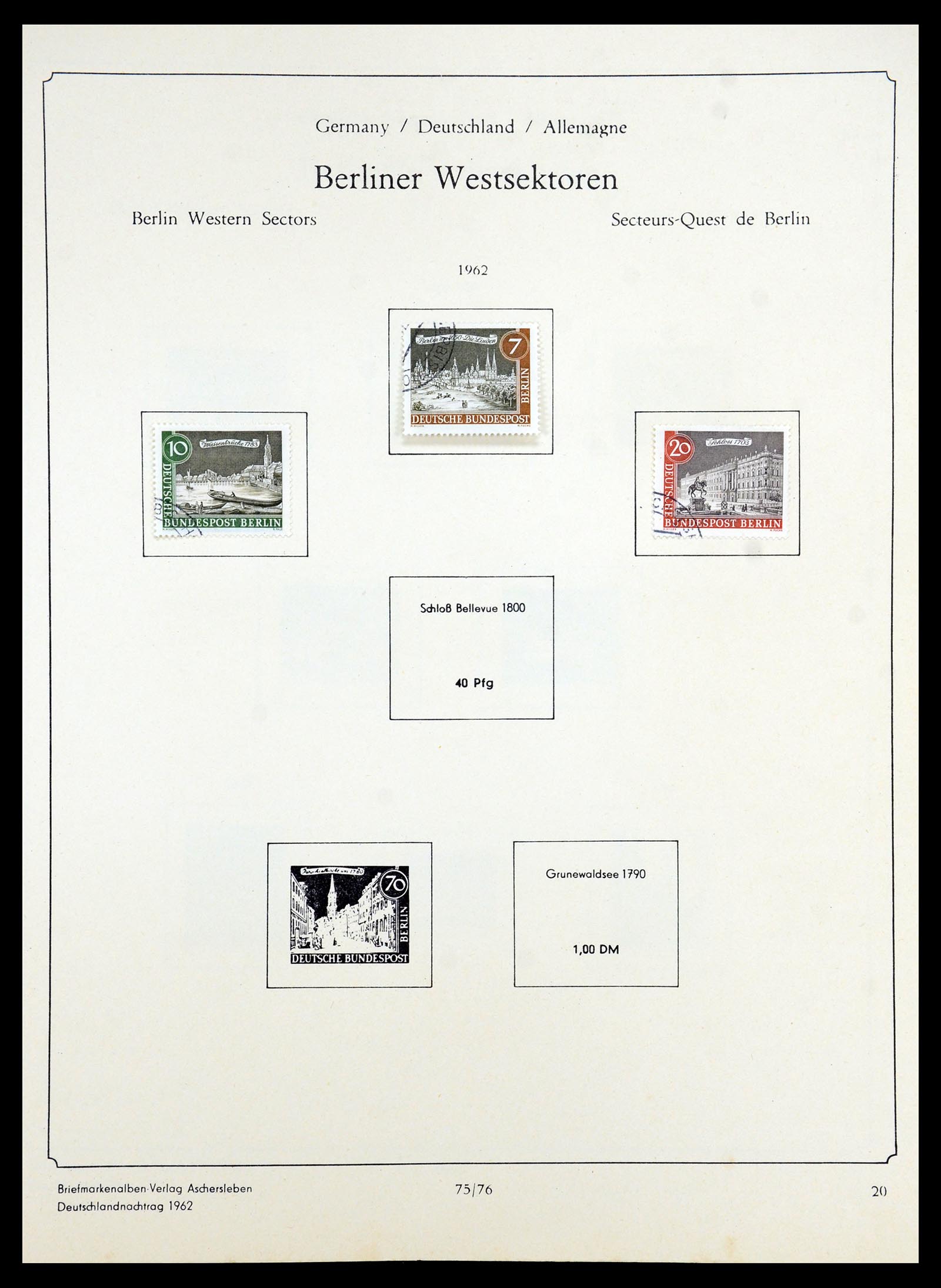 35966 058 - Postzegelverzameling 35966 Duitsland 1945-1965.