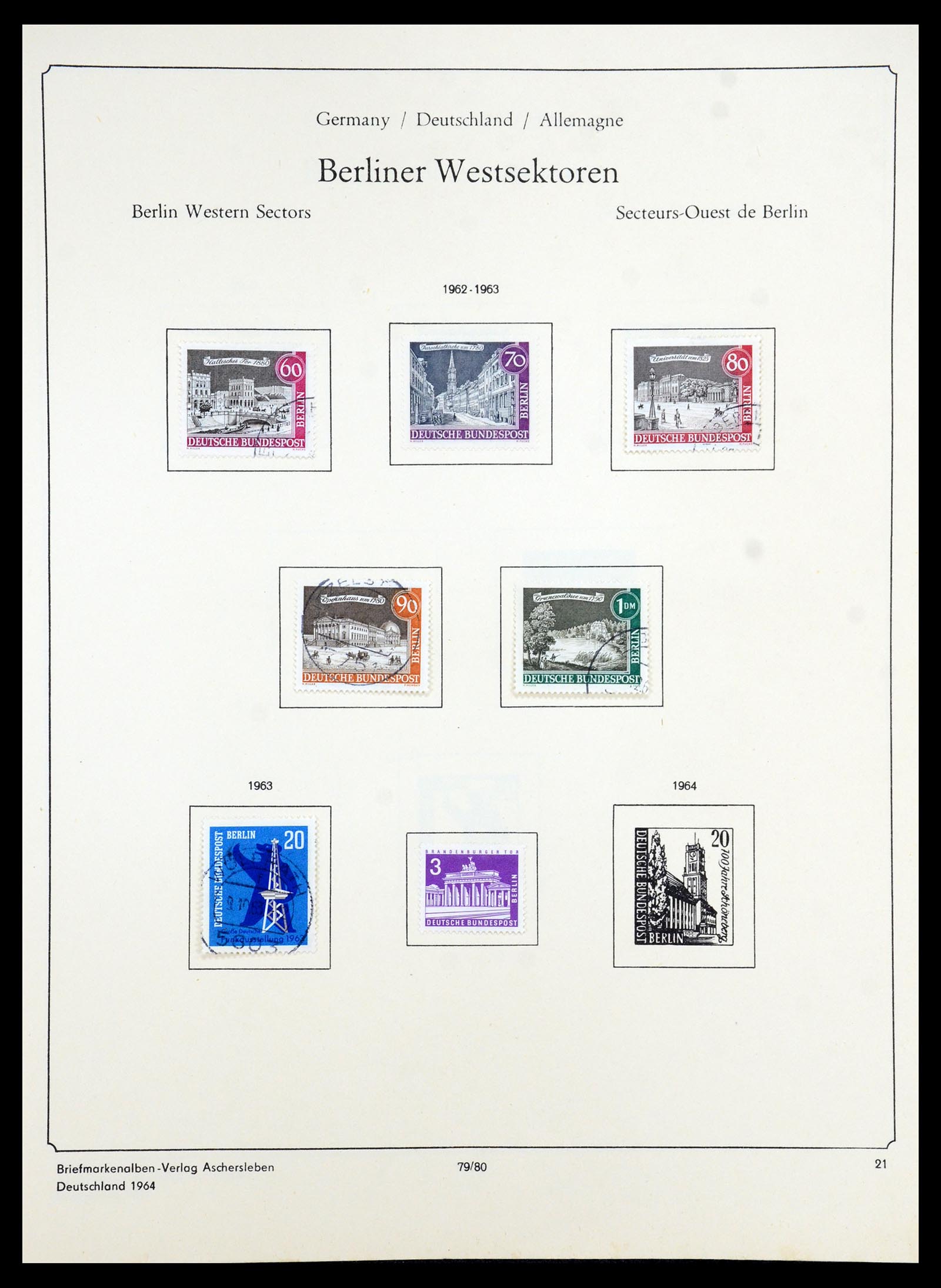 35966 059 - Stamp collection 35966 Germany 1945-1965.