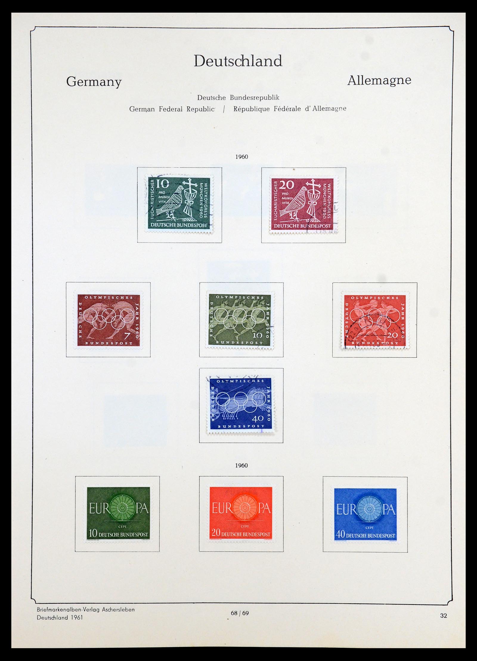 35966 065 - Stamp collection 35966 Germany 1945-1965.