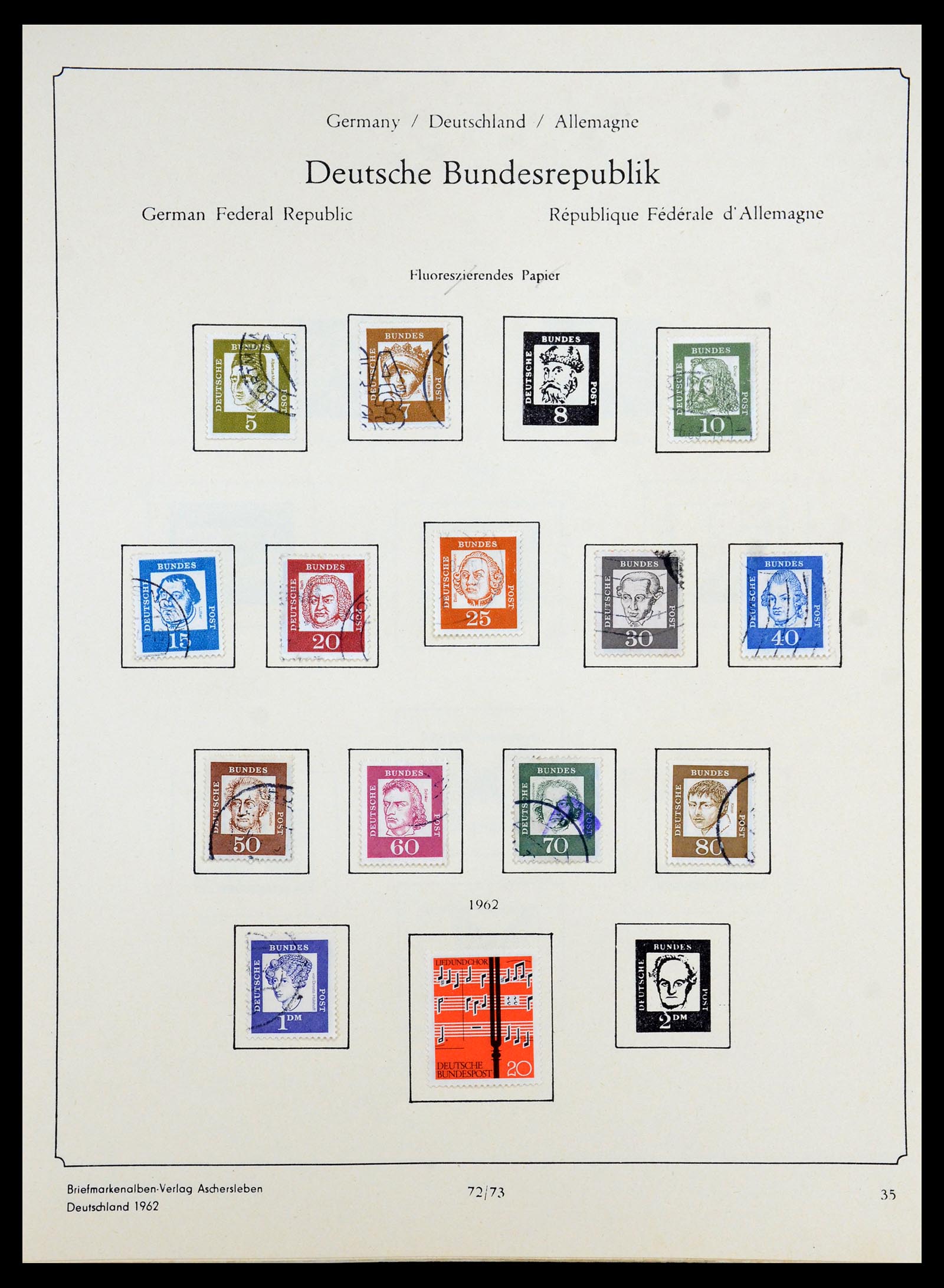 35966 068 - Postzegelverzameling 35966 Duitsland 1945-1965.