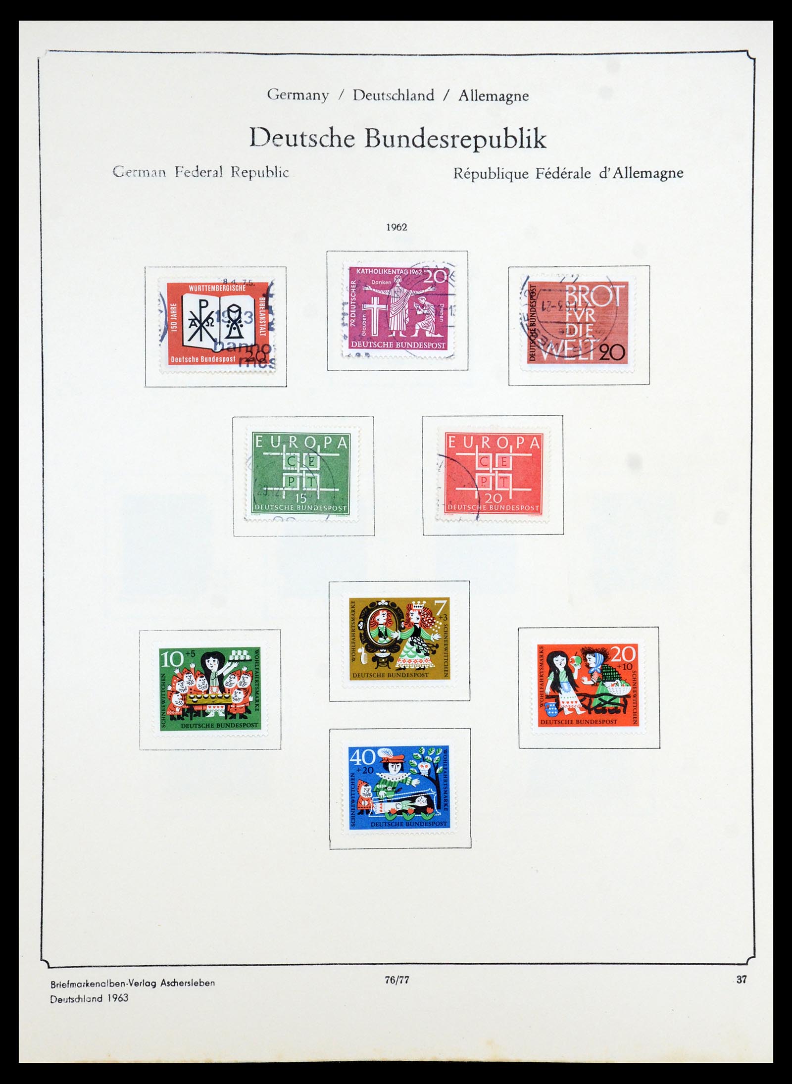 35966 070 - Postzegelverzameling 35966 Duitsland 1945-1965.