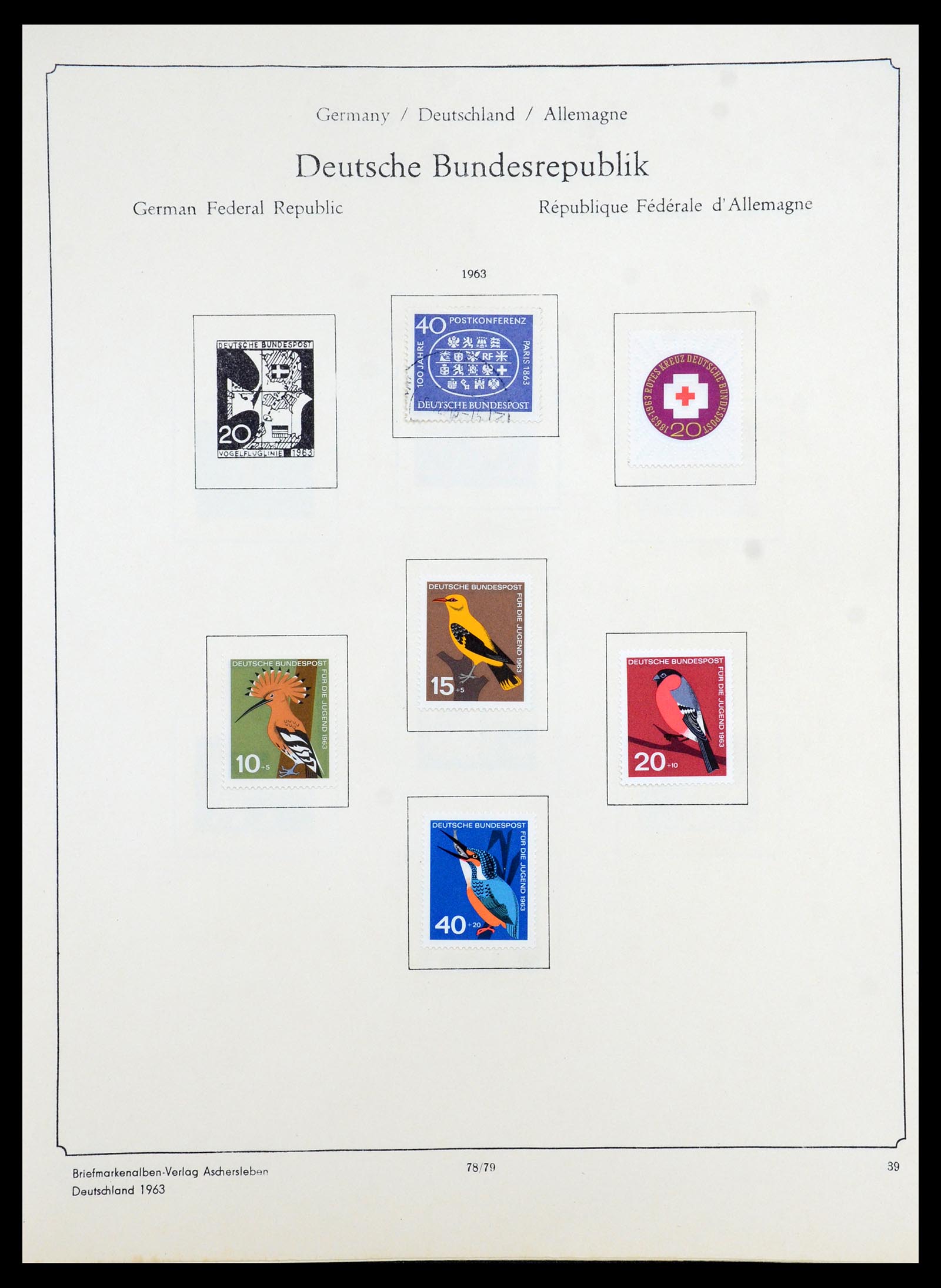 35966 072 - Postzegelverzameling 35966 Duitsland 1945-1965.