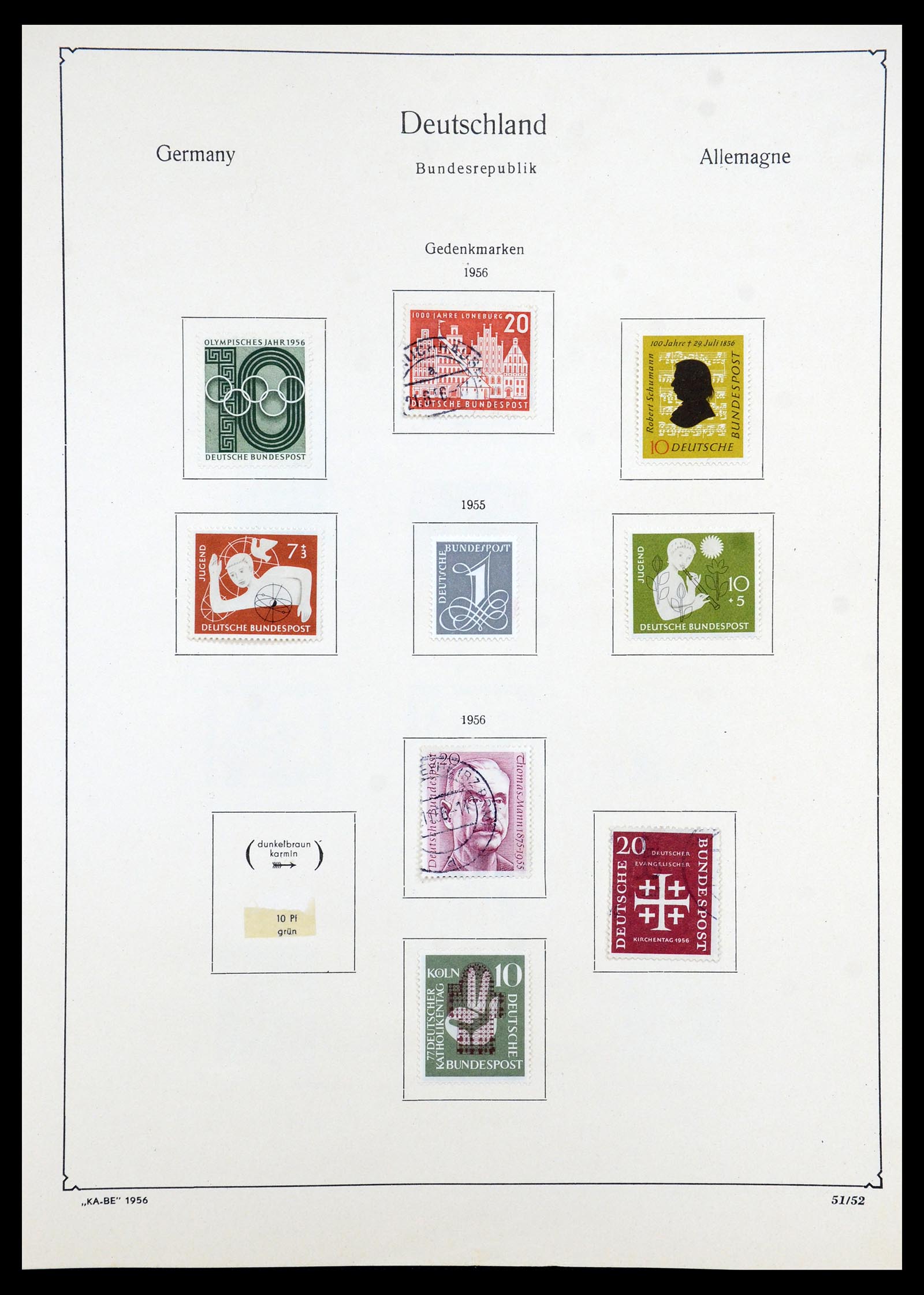 35966 083 - Postzegelverzameling 35966 Duitsland 1945-1965.