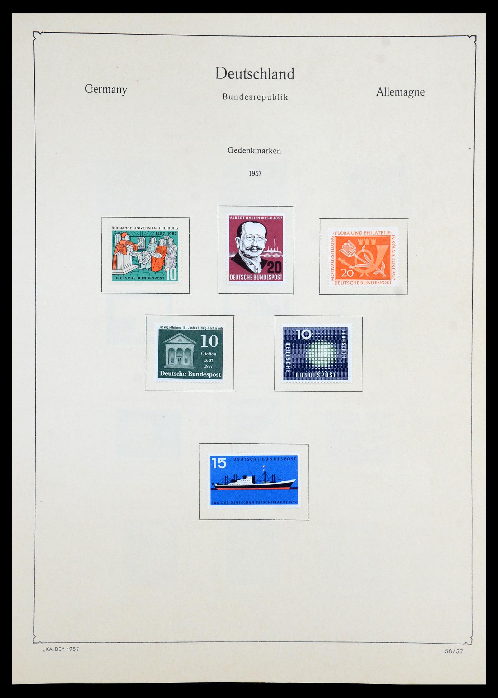 35966 087 - Postzegelverzameling 35966 Duitsland 1945-1965.
