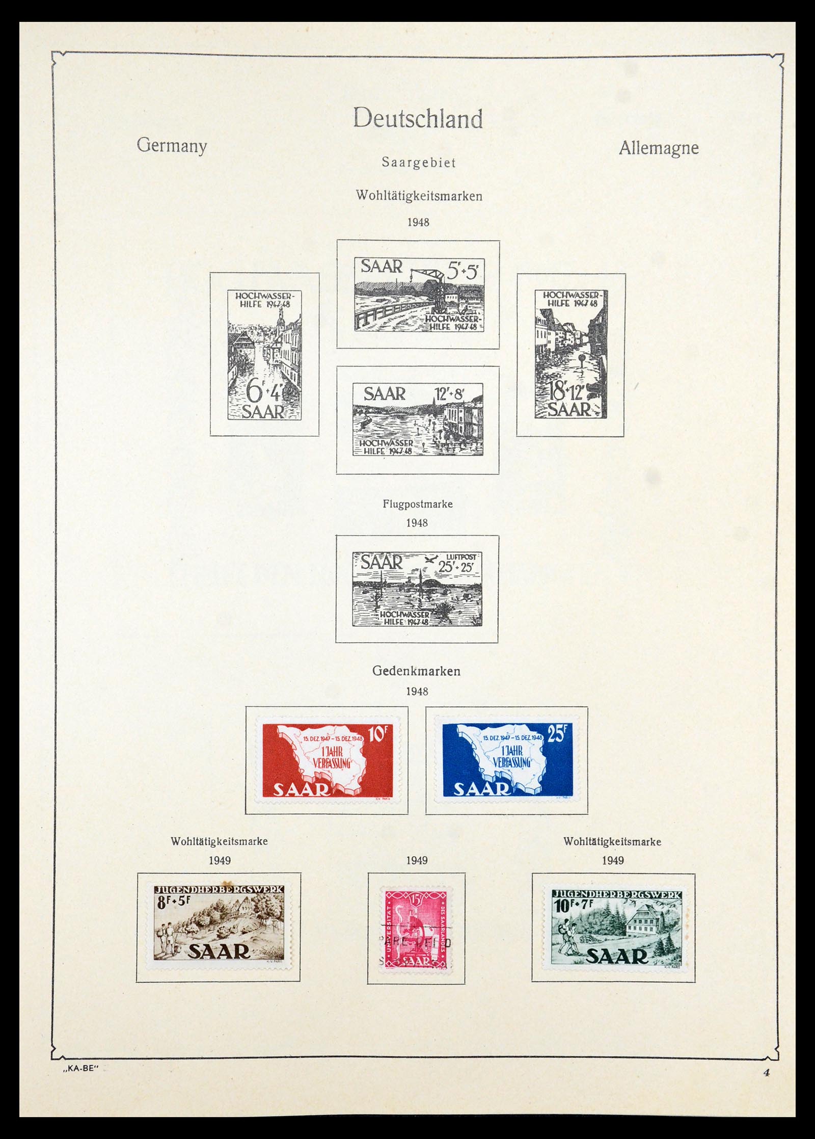 35966 094 - Stamp collection 35966 Germany 1945-1965.