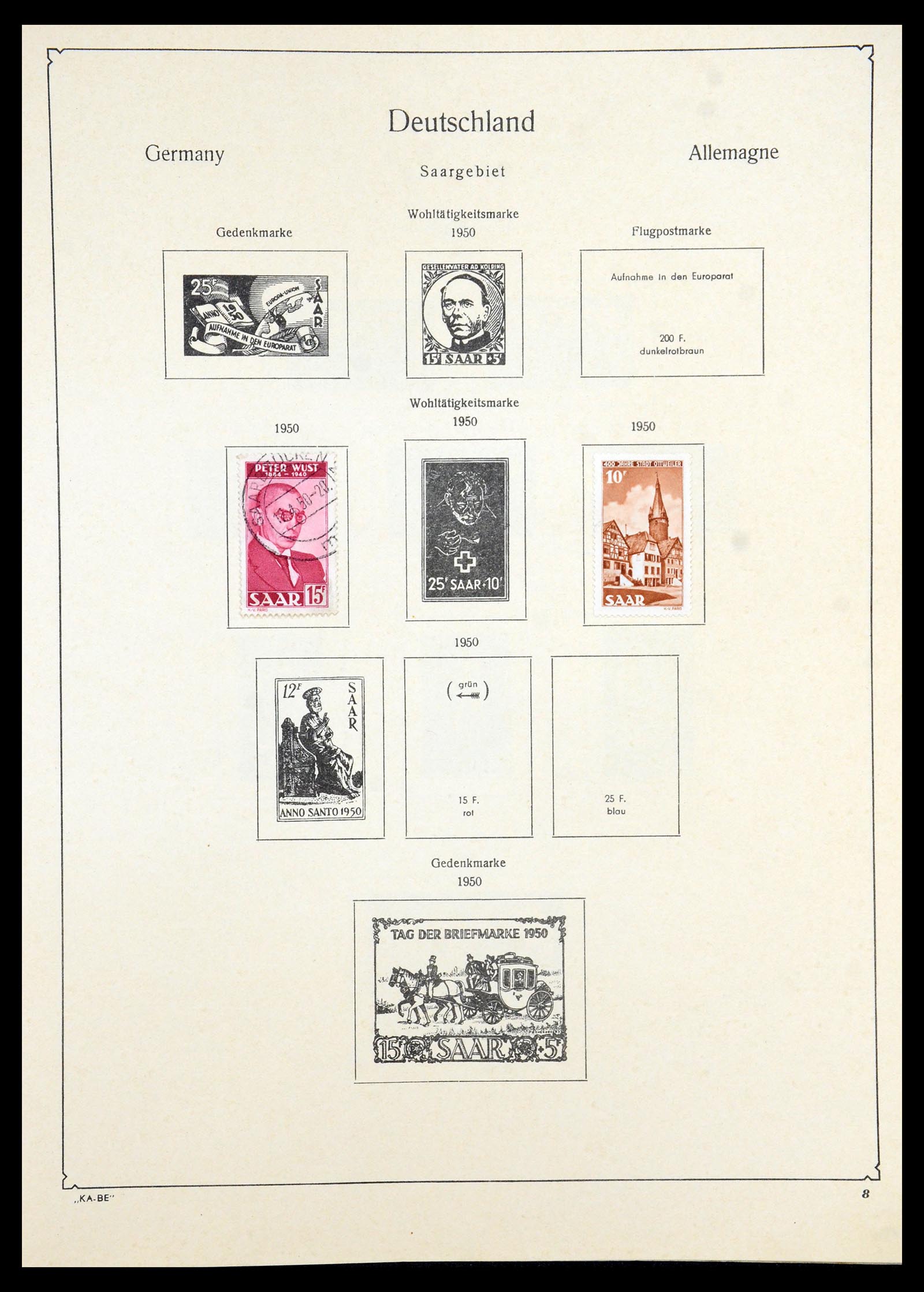 35966 097 - Postzegelverzameling 35966 Duitsland 1945-1965.