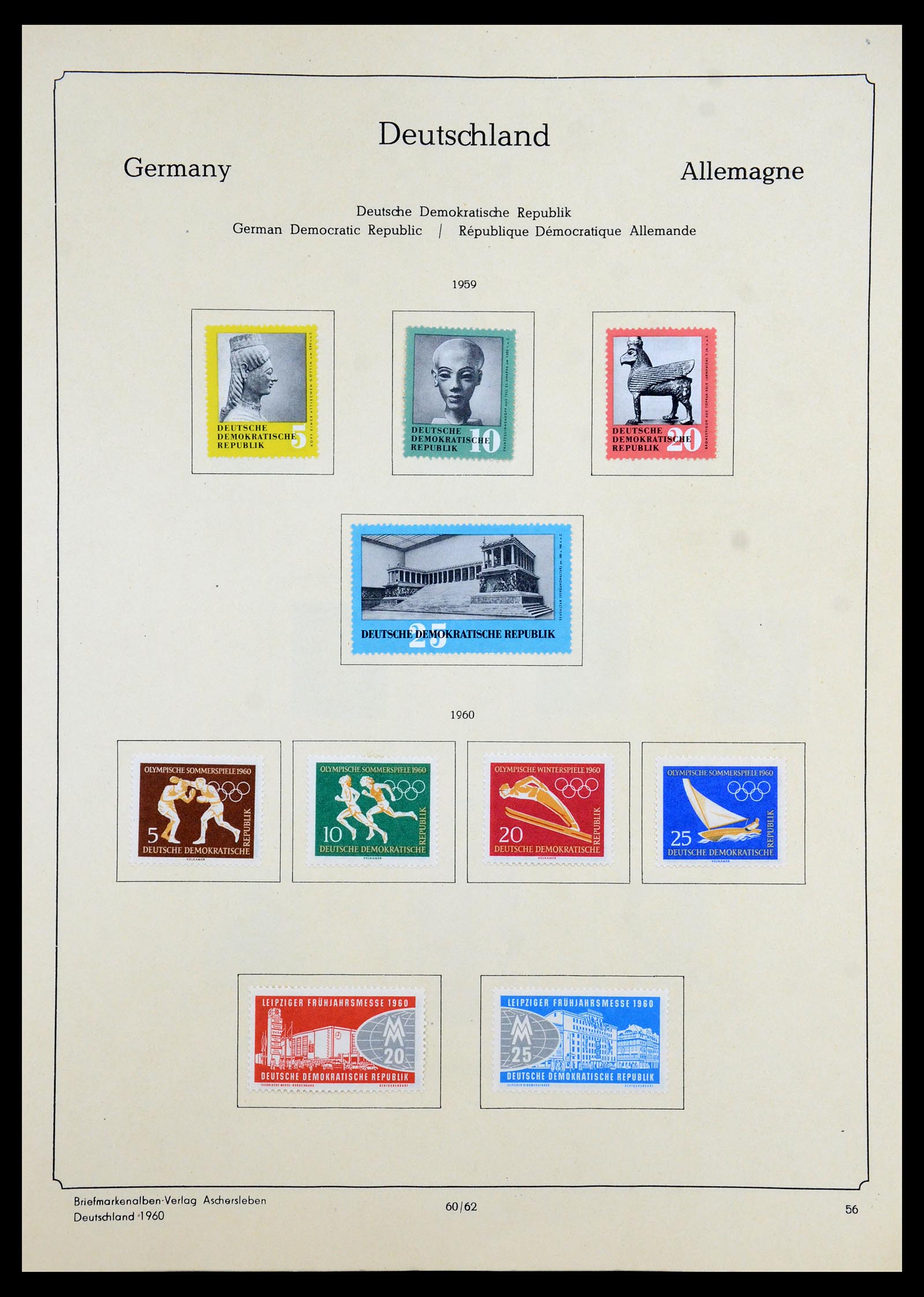 35966 162 - Stamp collection 35966 Germany 1945-1965.